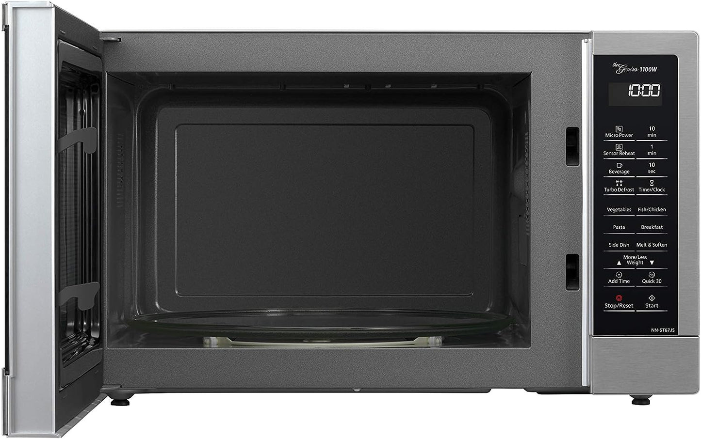 Panasonic 32L 1100W Inverter Sensor Microwave Oven, Stainless Steel (NN-ST67JSQPQ)