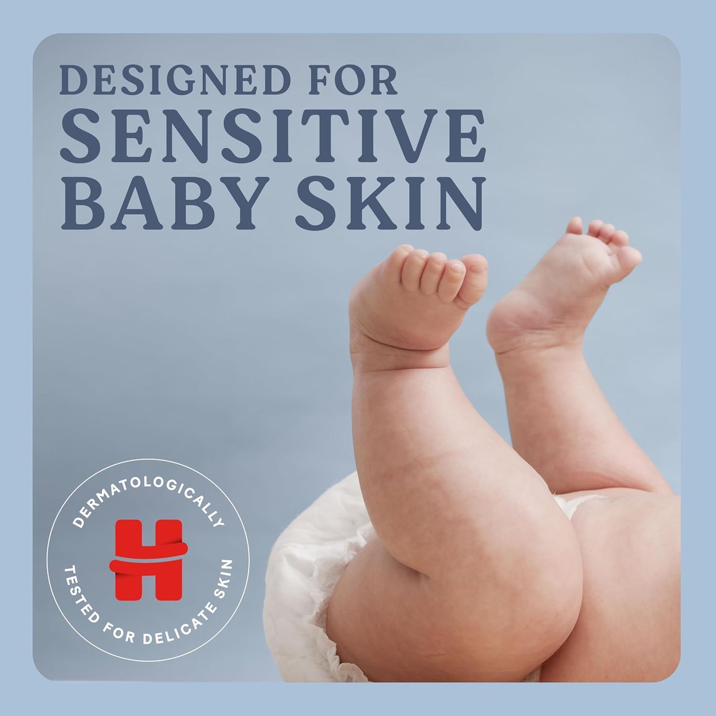 Huggies Pure & Sensitive Nappies Size 3 (6-11 kg) 136 Count