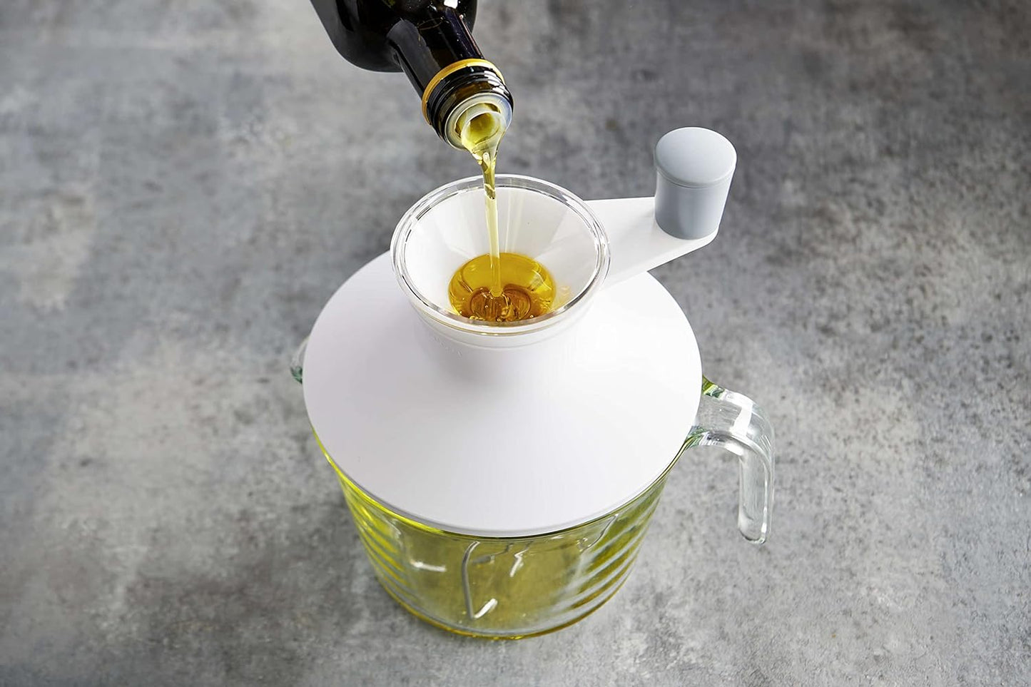 Betty Bossi Küchenblitz Glass Stirrer - with The Kitchen Appliance, You can Achieve Cream, Mayonnaise and Egg Whites in no time at Al