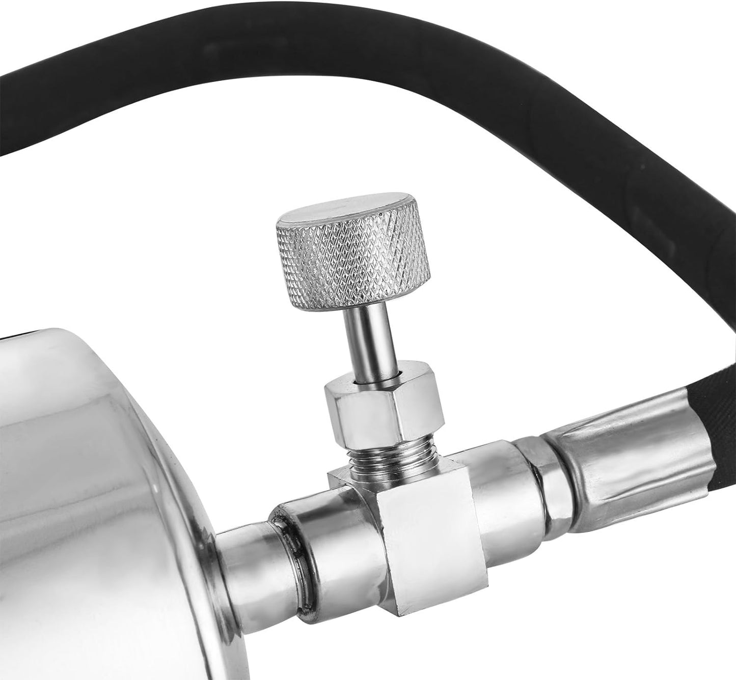 Mophorn Non-dismantle Injector Cleaner 600ML Automotive Non-dismantle Gasoline Fuel Injector Tester and Cleaner Fuel System Fuel Injector Cleaner Tool Set for Petrol EFI Throttle (0-140PSI)