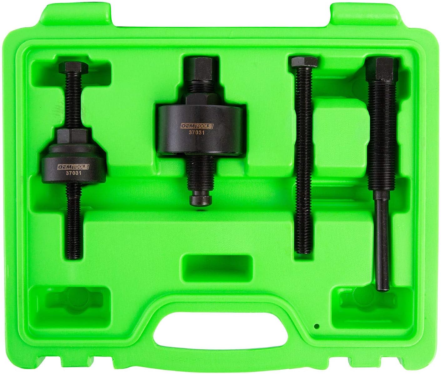 Puller and Installer Kit, Removes and Installs Power Steering Pump Pulleys on Most Domestic Vehicles, Ford, GM, VW , green