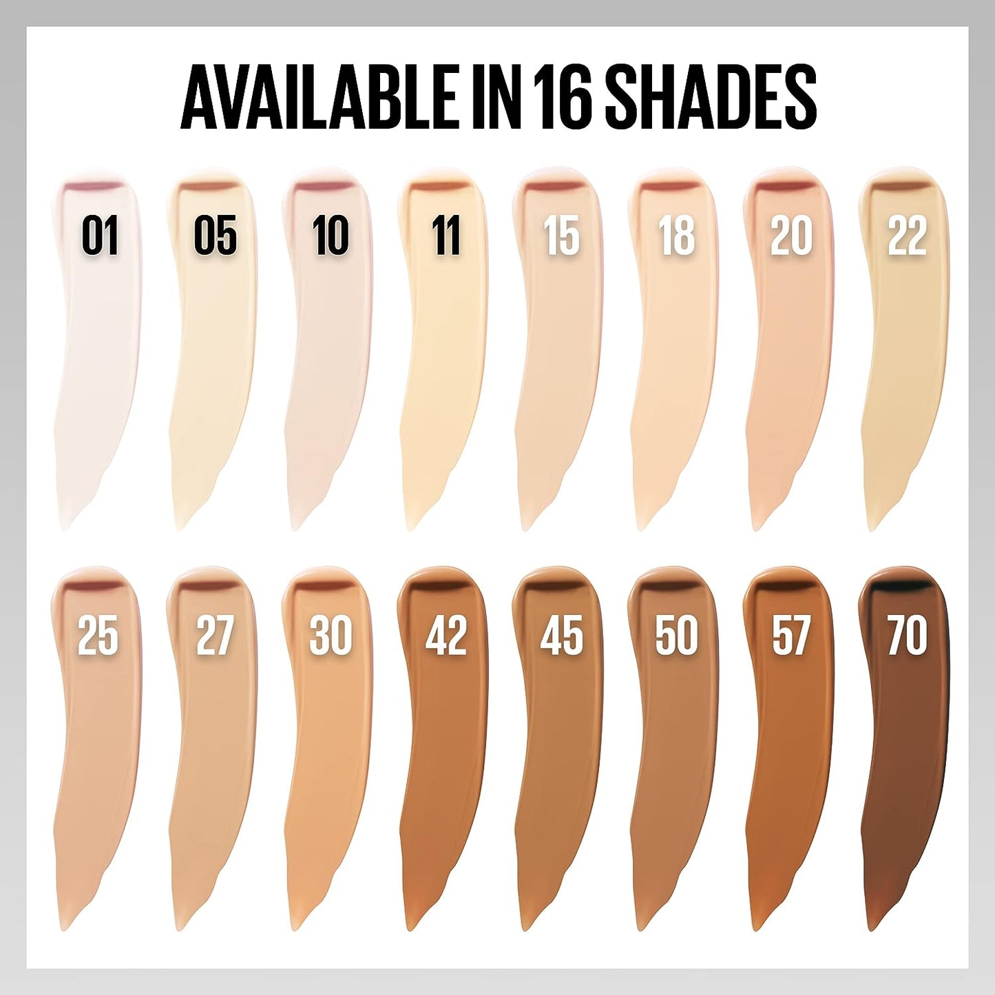 Maybelline New York Super Stay Liquid Concealer Makeup, Full Coverage Concealer, Up to 30 Hour Wear, Transfer Resistant, Natural Matte Finish, Oil-free