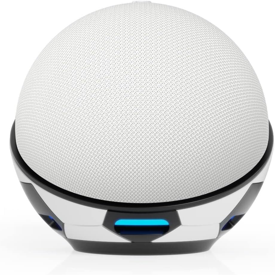Echo Dot (5th Gen, 2022 Release) in Glacier White bundle