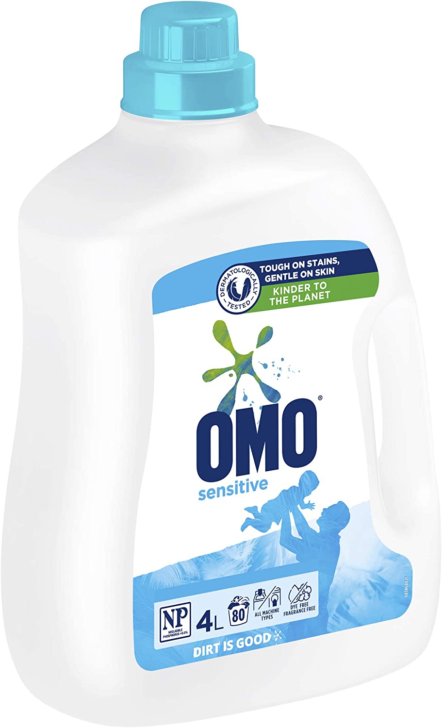 Omo Sensitive Laundry Liquid Detergent Front and Top Loader 4L