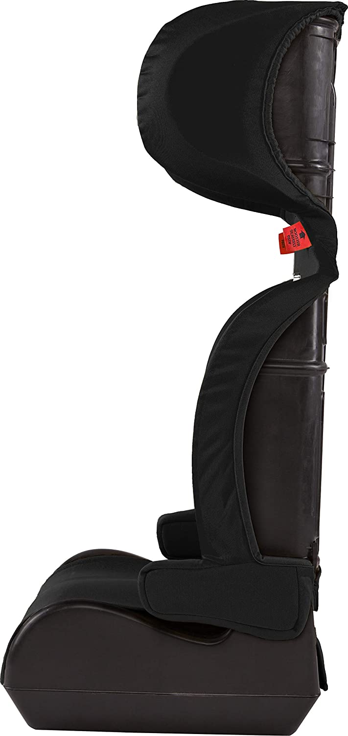 Versatile Folding Booster Car Seat for 4 to 8 Years, Black