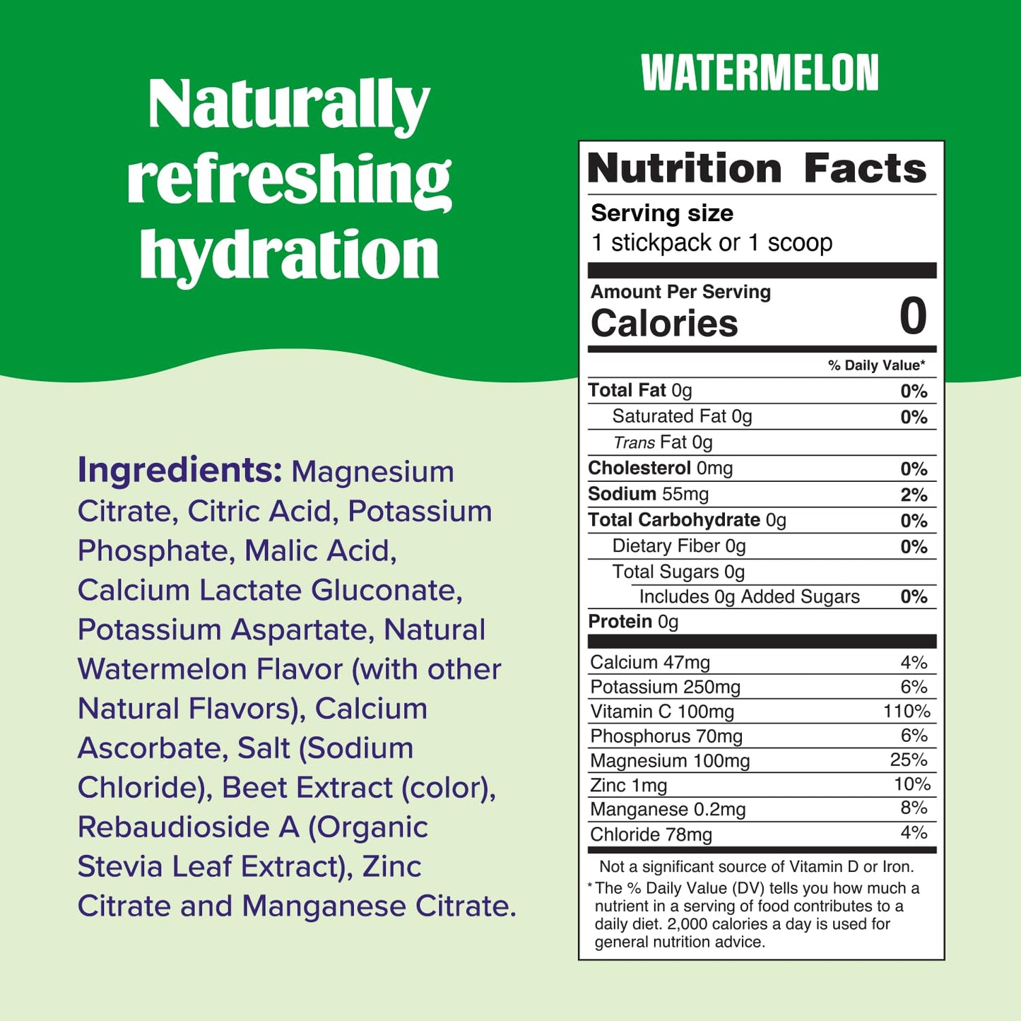 Ultima Replenisher Daily Electrolyte Drink Mix – Watermelon, 20 Stickpacks – Hydration Packets with 6 Electrolytes & Trace Minerals – Keto Friendly, Vegan, Non-GMO & Sugar-Free Electrolyte Powder