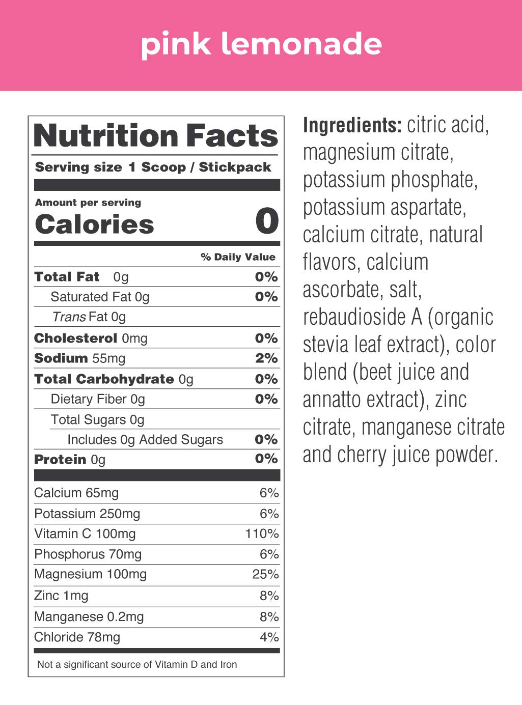 Ultima Replenisher Electrolyte Hydration Drink Mix, Pink Lemonade, 20 Serving Stickpack Box - Sugar Free, 0 Calories, 0 Carbs - Gluten-Free, Keto, Non-GMO, Vegan
