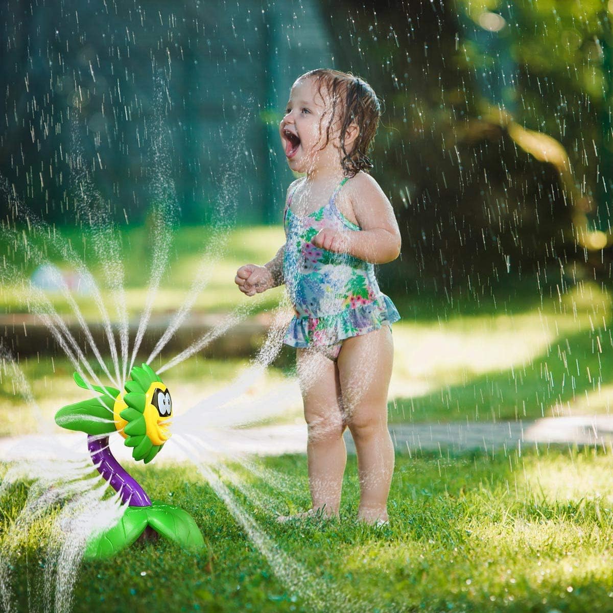 Outdoor Water Play Sprinklers for Kids and Toddlers, Splashing Fun for Summer Days