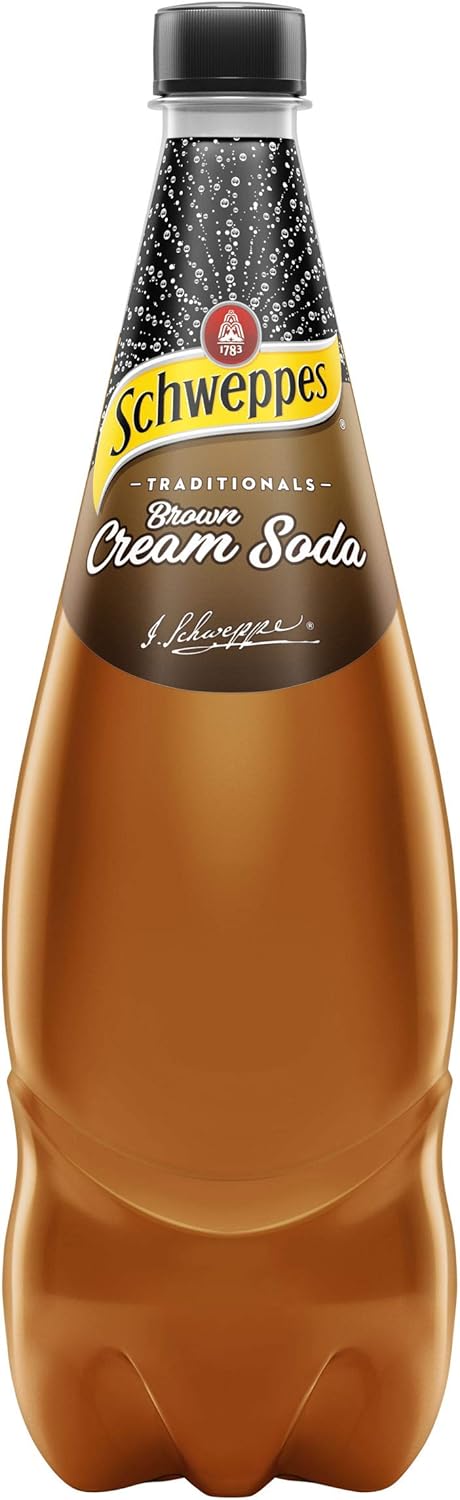 Schweppes Brown Creaming Soda, 12 x 1.1L