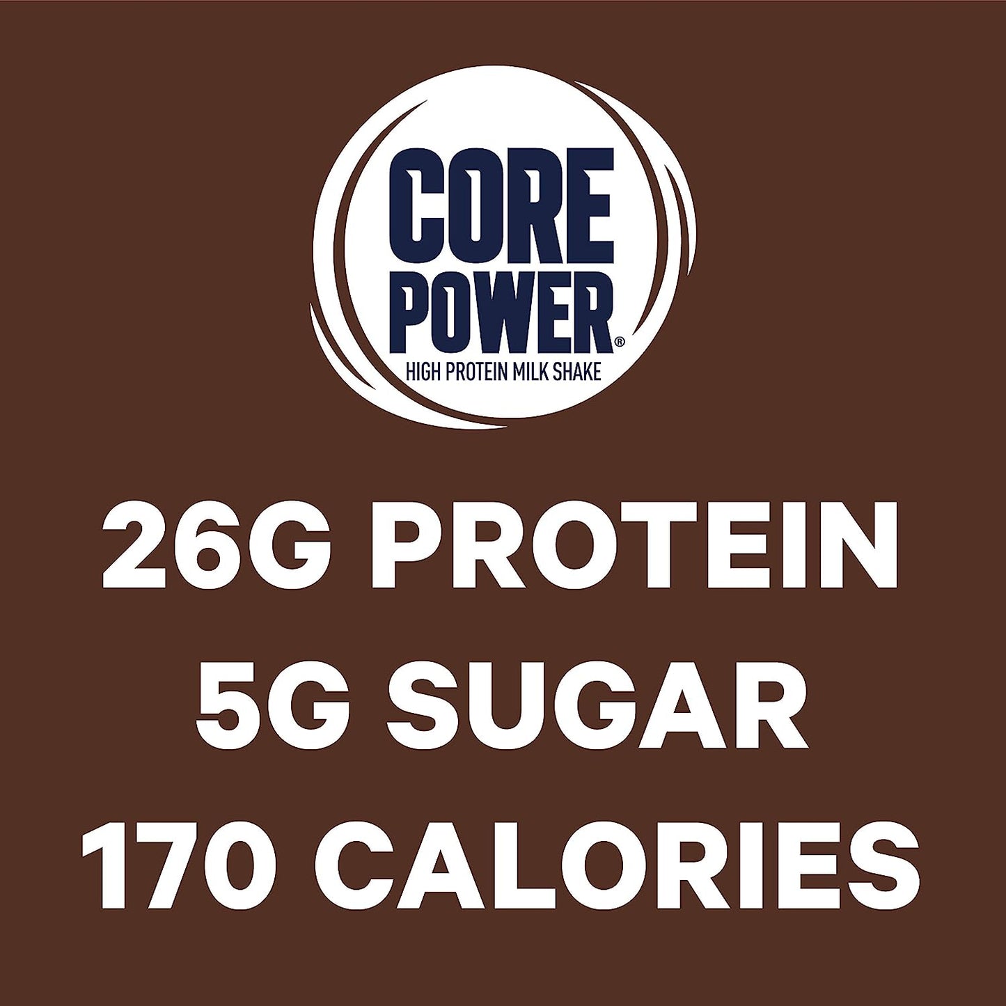 Fairlife Core Power 26g Protein Milk Shakes, Ready To Drink for Workout Recovery, Chocolate (Pack of 12)