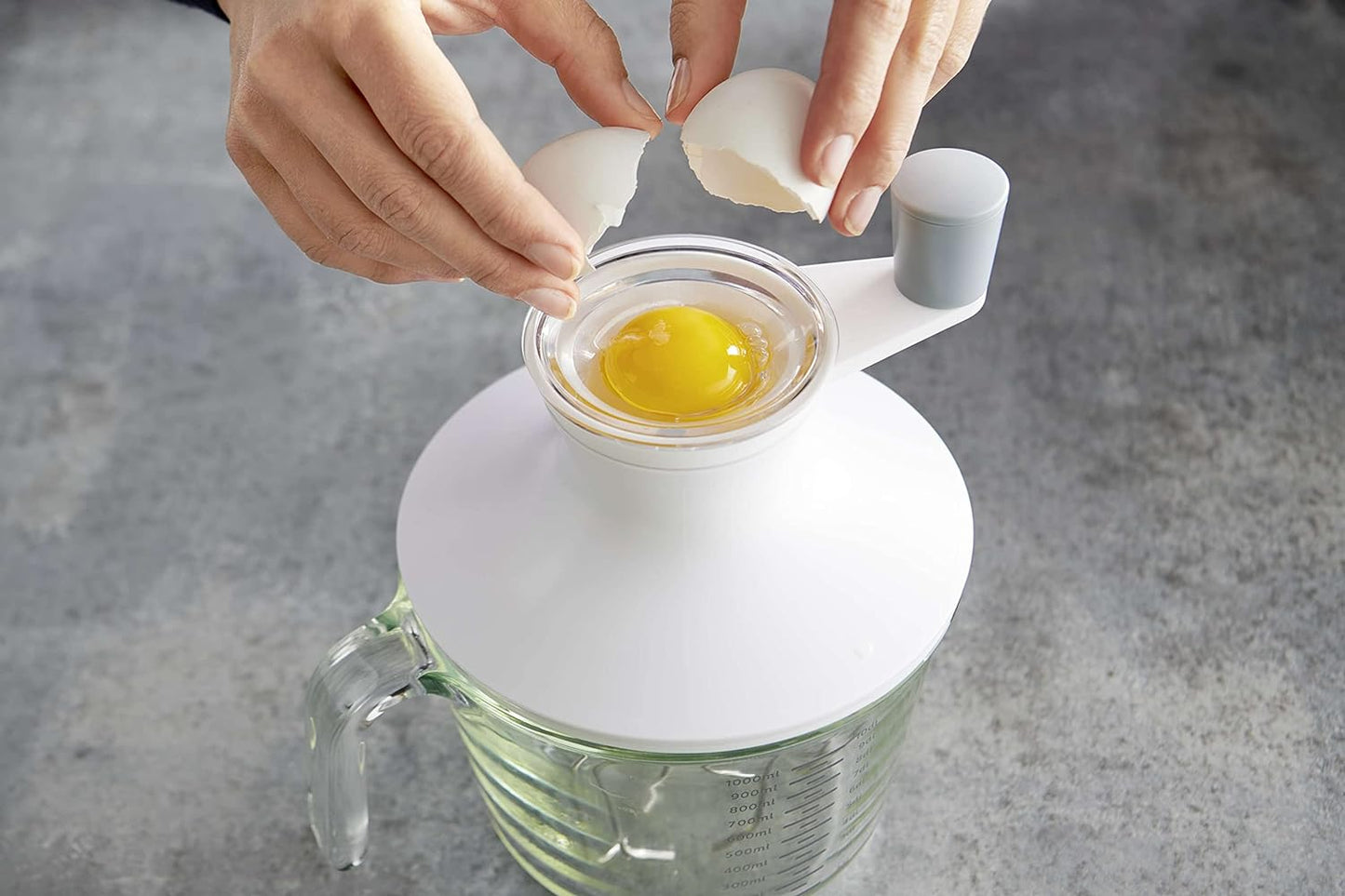 Betty Bossi Küchenblitz Glass Stirrer - with The Kitchen Appliance, You can Achieve Cream, Mayonnaise and Egg Whites in no time at Al