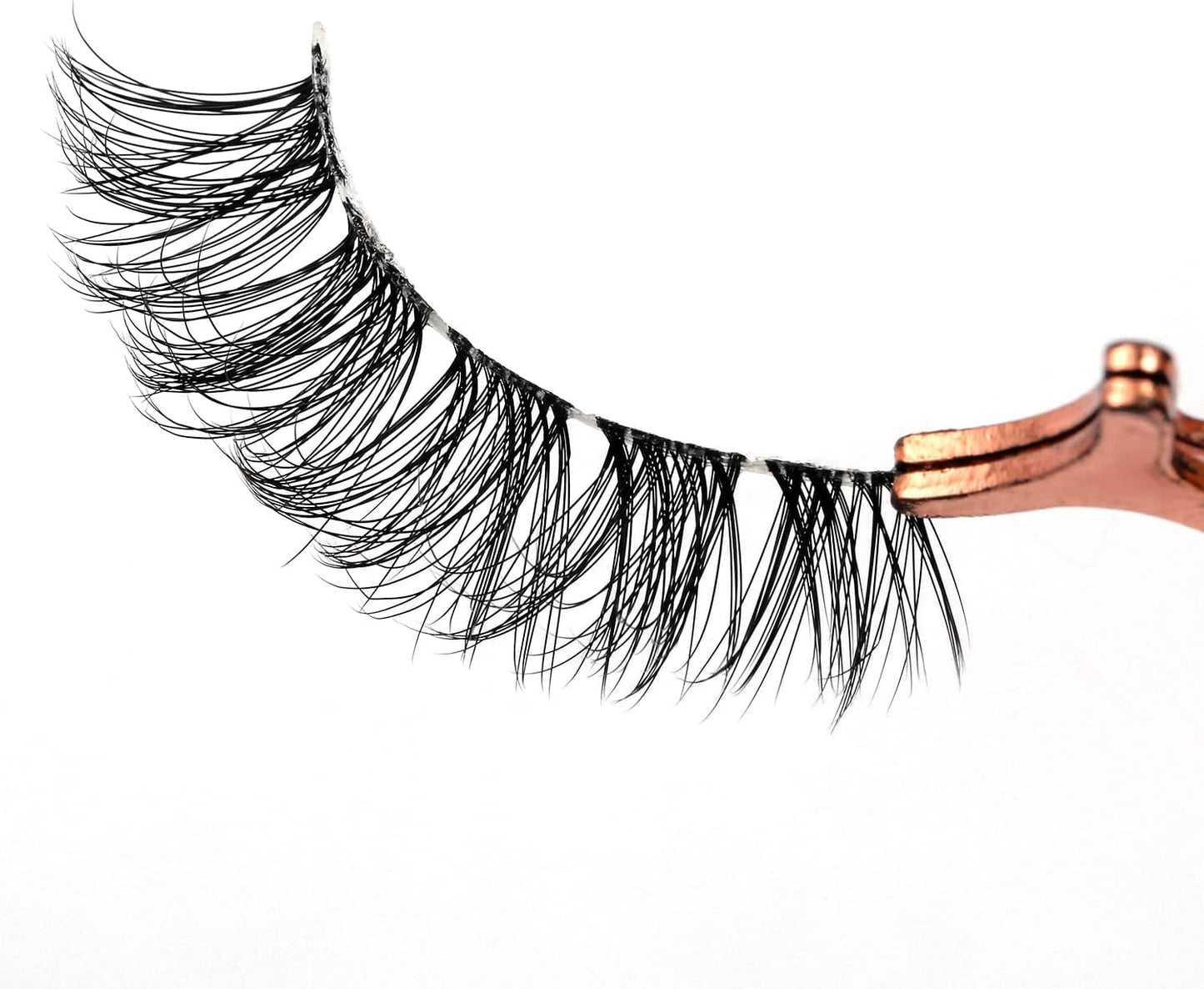 Eyelashes Russian Volume Fluffy Strip Lashes 5 Pairs Manga Natural looking Wispy C/D Curly False Eyelashes