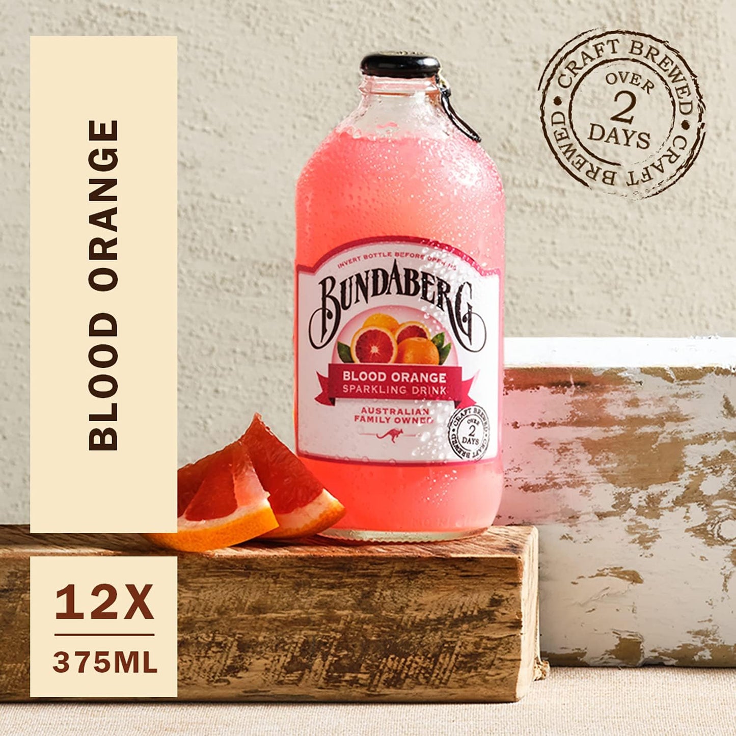 Bundaberg Blood Orange, 12 x 375 ml