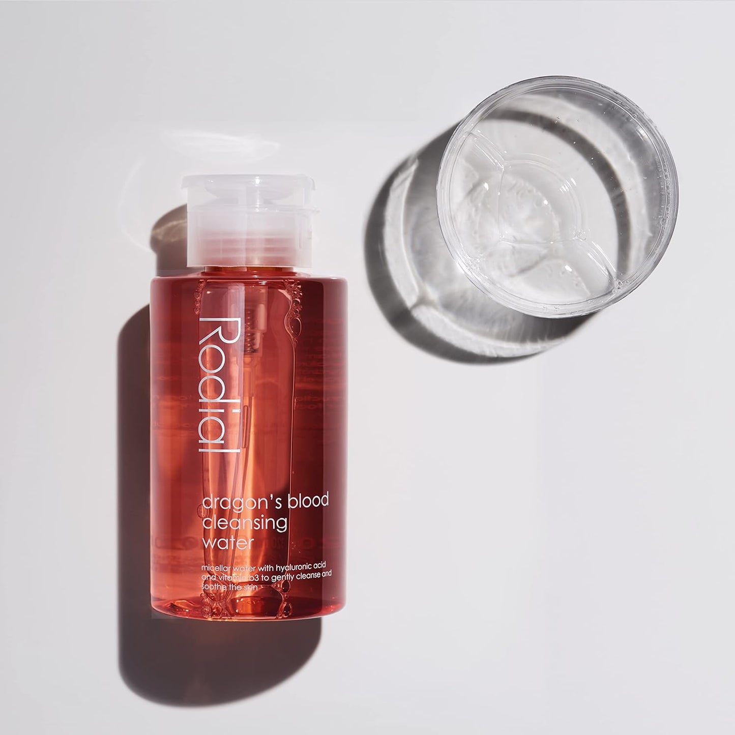 Rodial Dragon's Blood Micellar Cleansing Water, Ultra-Hydrating Formula, Refreshing and Purifying Cleansing Water, Niacinamide for Decongesting Pores, Hyaluronic Acid Cleansing Water