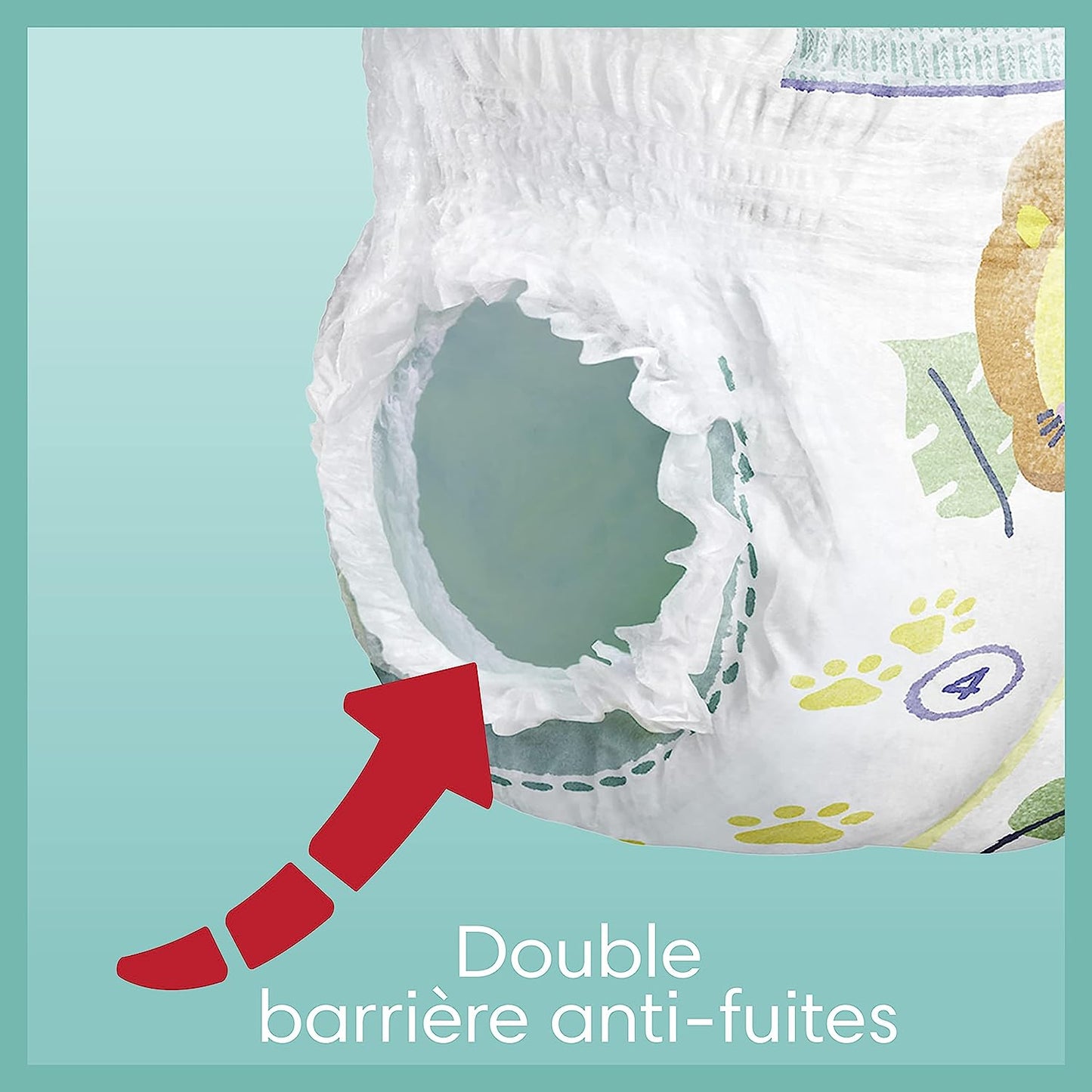 Pampers Baby-Dry Nappy Pants Size 4, 160 Nappies
