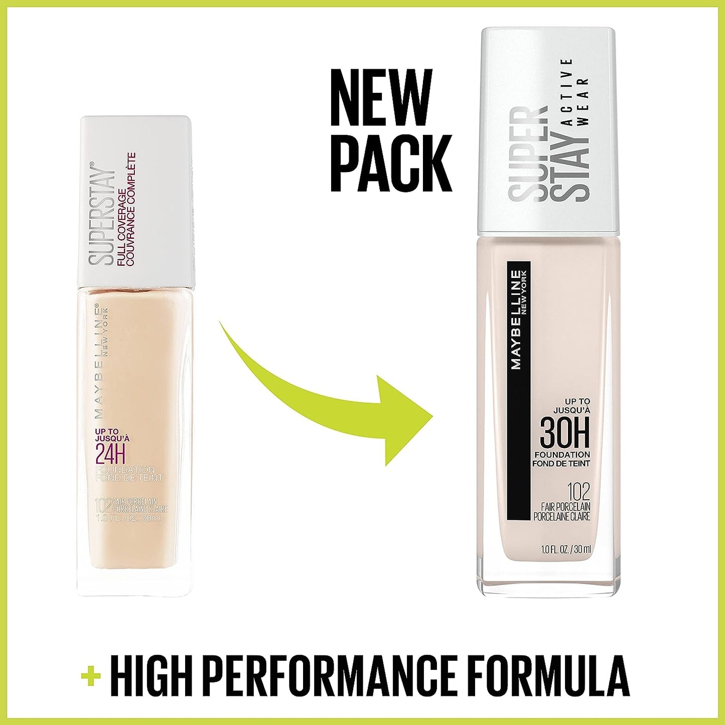 Maybelline New York Super Stay Full Coverage Liquid Foundation Active Wear Makeup, Up to 30Hr Wear, Transfer, Sweat & Water Resistant, Matte Finish, Coconut,