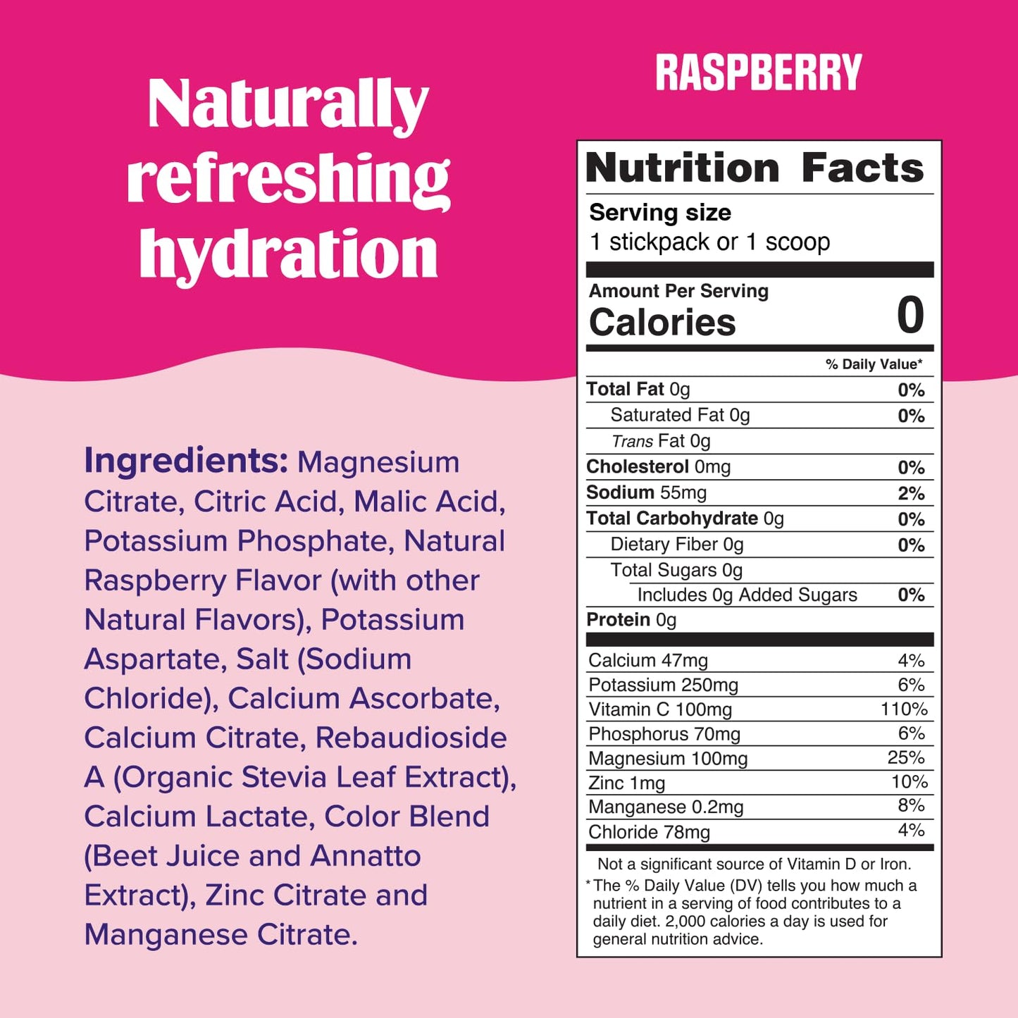 Ultima Replenisher Daily Electrolyte Drink Mix – Raspberry, 20 Stickpacks – Hydration Packets with 6 Key Electrolytes & Trace Minerals – Keto Friendly, Vegan, Non-GMO & Sugar-Free Electrolyte Powder