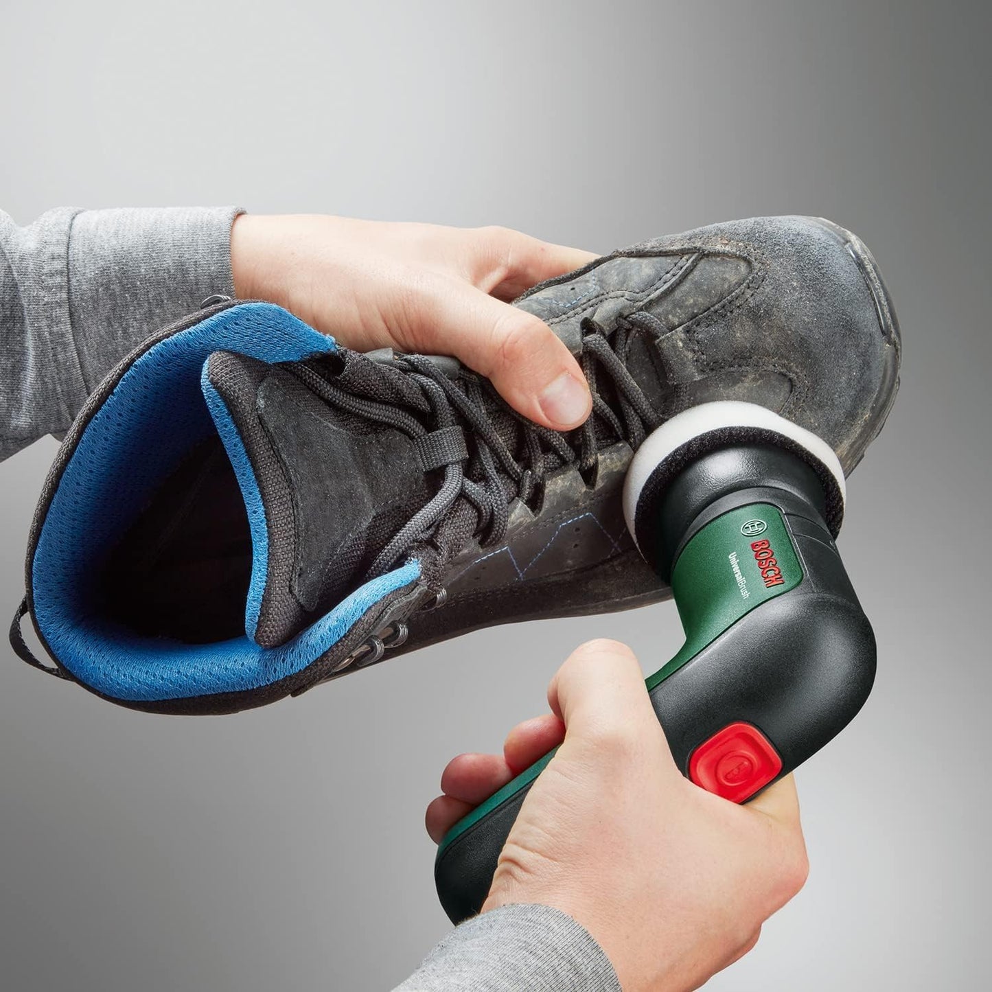 Bosch Home & Garden 3.6V Cordless Electric Power Cleaning Brush with 4 Cleaning Attachments & Micro USB Cable (UniversalBrush)