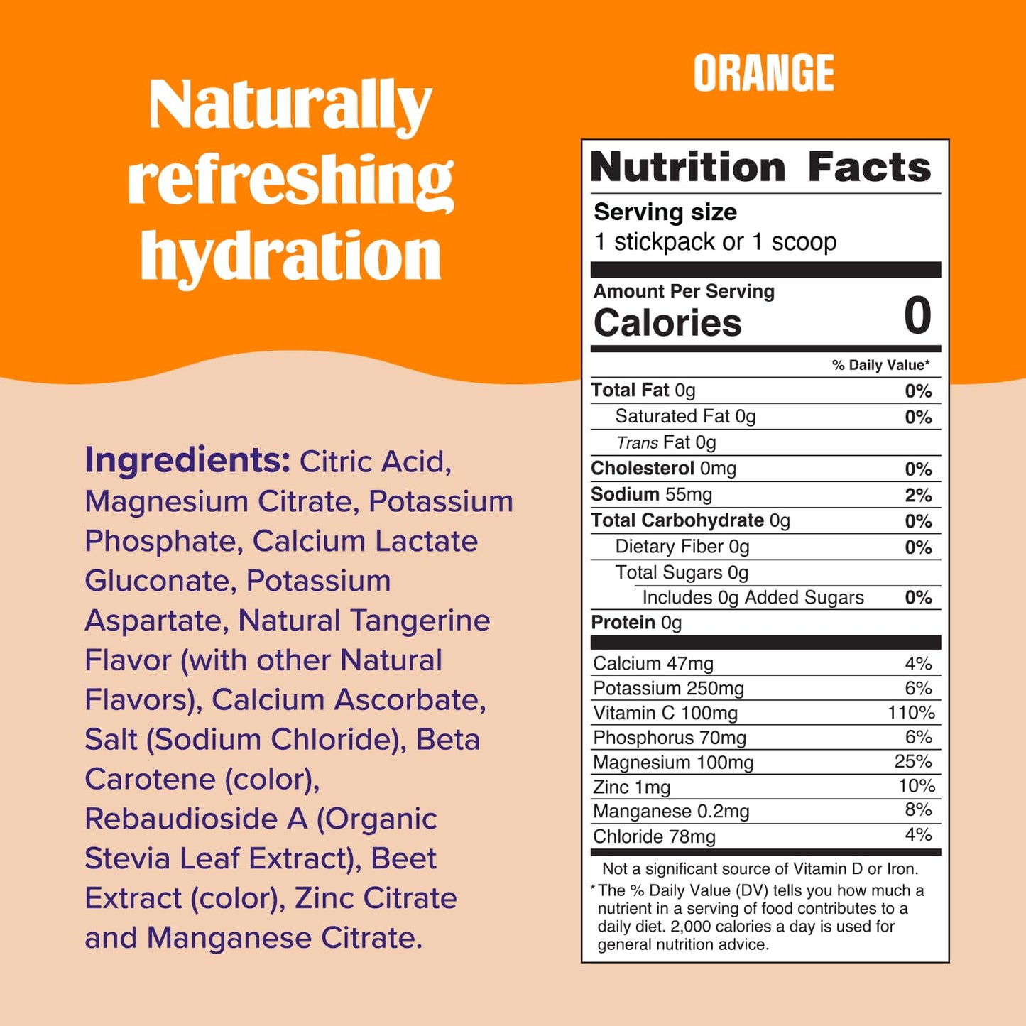 Ultima Replenisher Daily Electrolyte Drink Mix – Orange, 20 Stickpacks – Hydration Packets with 6 Key Electrolytes & Trace Minerals – Keto Friendly, Vegan, Non-GMO & Sugar-Free Electrolyte Powder