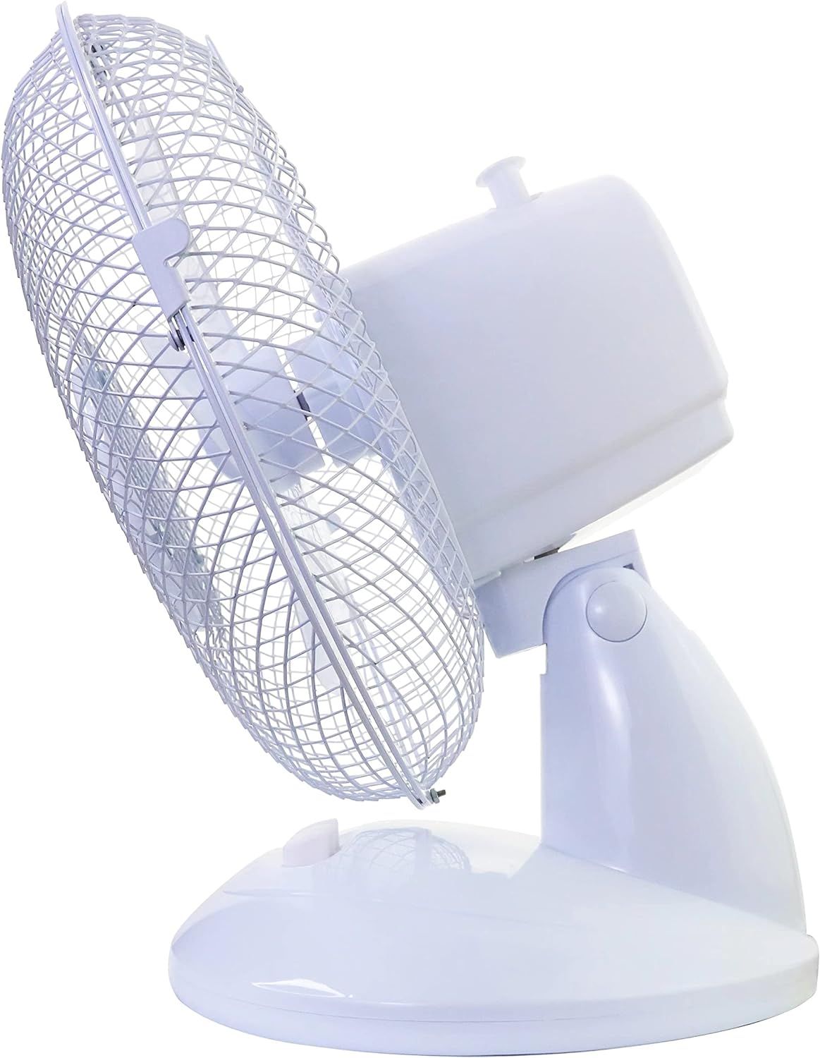 Belaco 9inch Table Fan Desk Fan with 2 Speed Oscillating cooling fan Stand Fan Low Noise Strong Resistant Base BLTF25