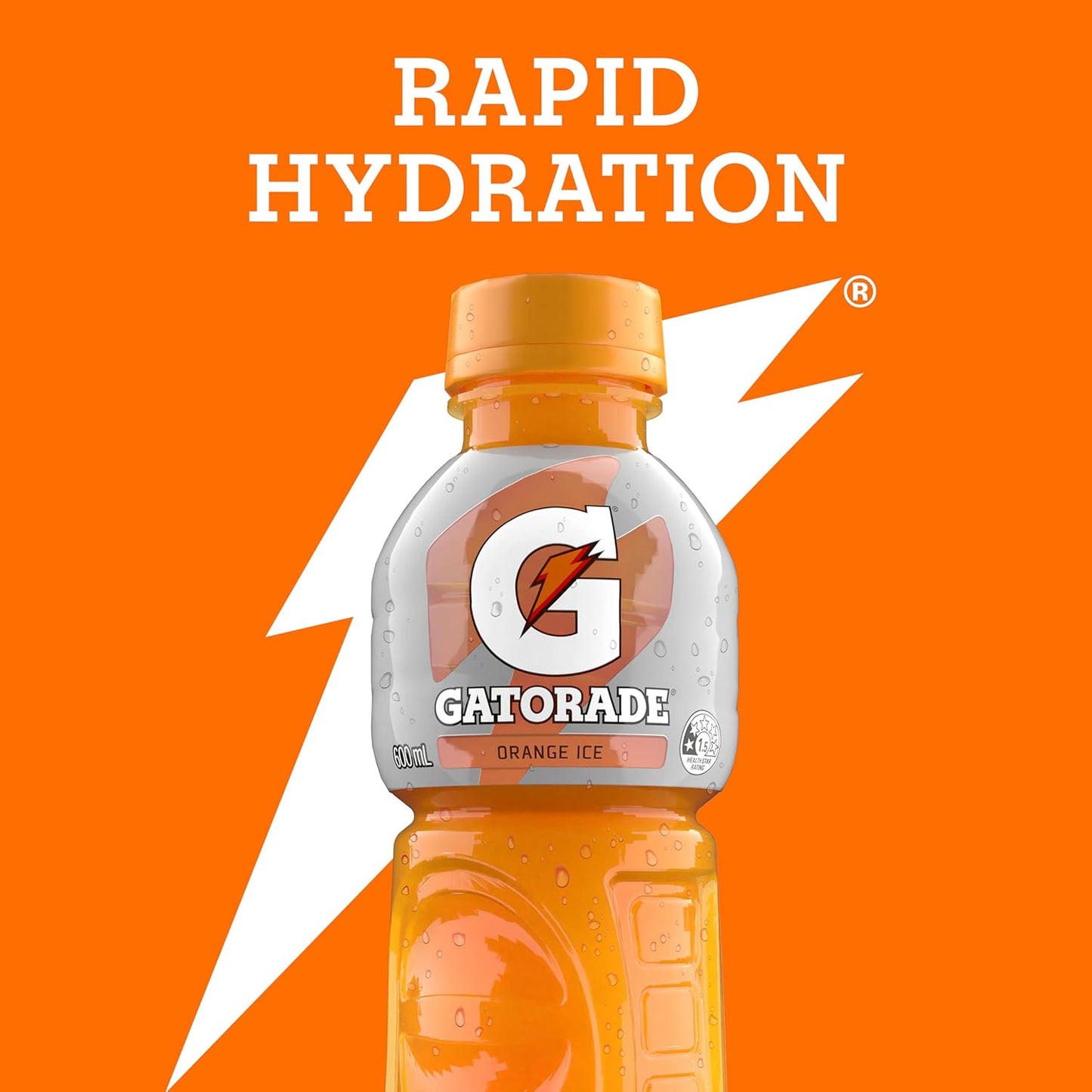 Gatorade Orange Ice Sports Drink, 12 x 600ml