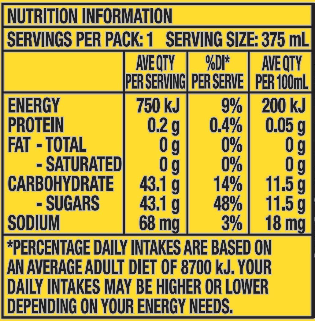 Solo Lemon Soft Drink, 30 x 375ml