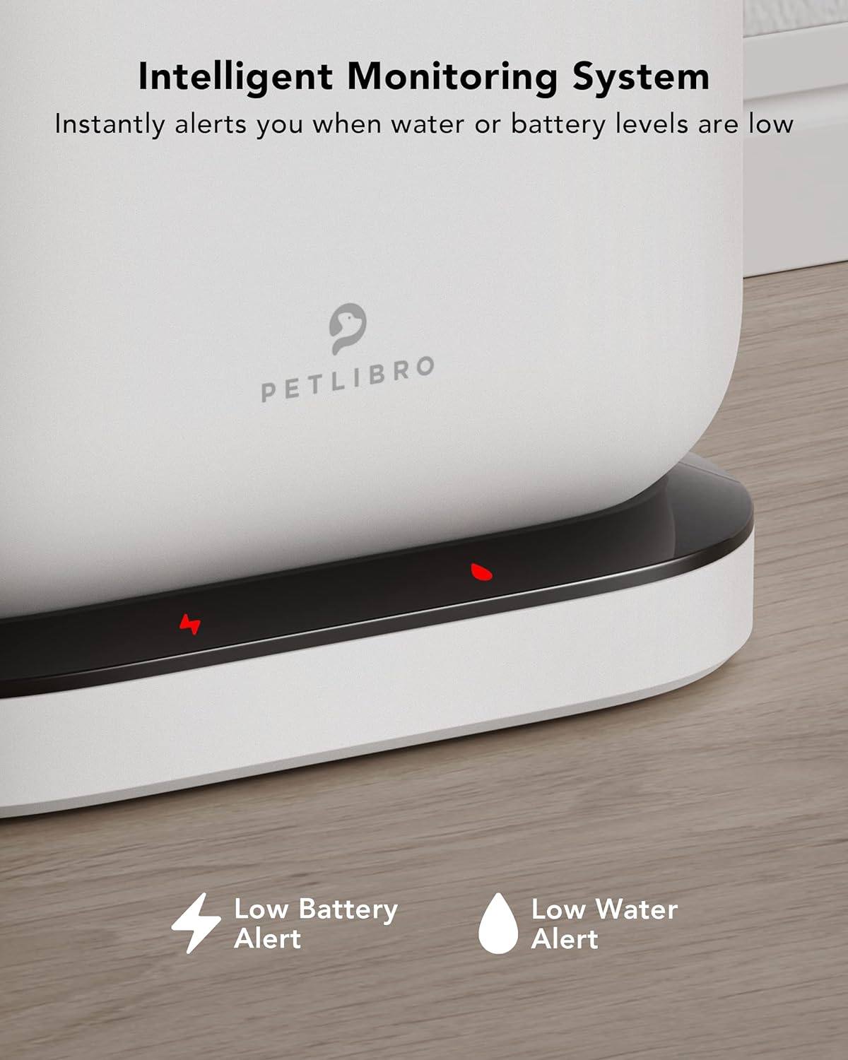 PETLIBRO Cat Water Fountain Inside,Wireless ,2.5L/84oz Dockstream Battery Operated Automatic for Drinking with Wireless Pump,Easy Cleaning,BPA-Free