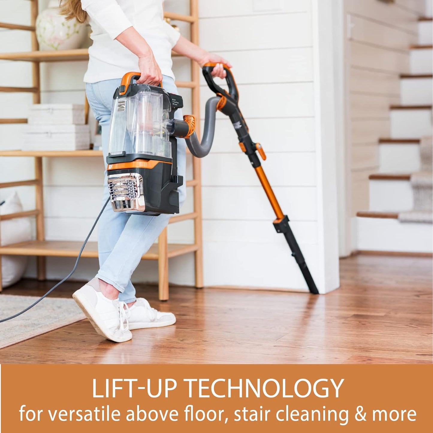 Kenmore DU4080 Featherlite Lift-Up Bagless Upright Vacuum 2-Motor Power Suction Lightweight Carpet Cleaner with HEPA Filter, 2 Cleaning Tools for Pet Hair,...