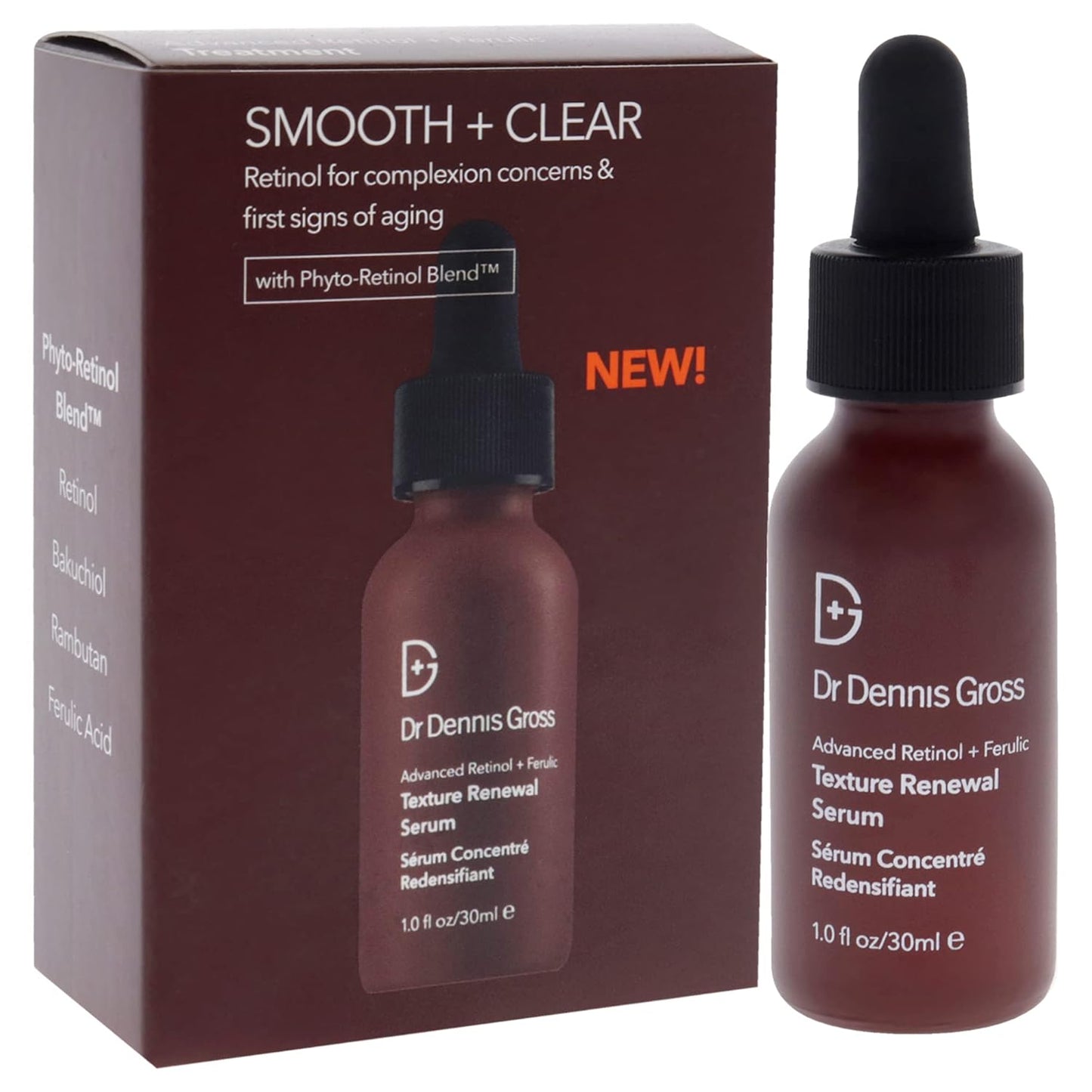 Dr Dennis Gross Advanced Retinol Plus Ferulic Texture Renewal Serum Serum Unisex 1 oz