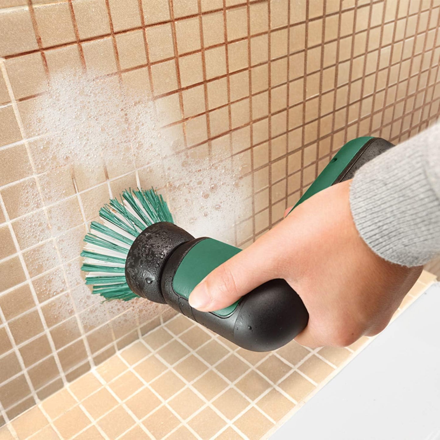 Bosch Home & Garden 3.6V Cordless Electric Power Cleaning Brush with 4 Cleaning Attachments & Micro USB Cable (UniversalBrush)