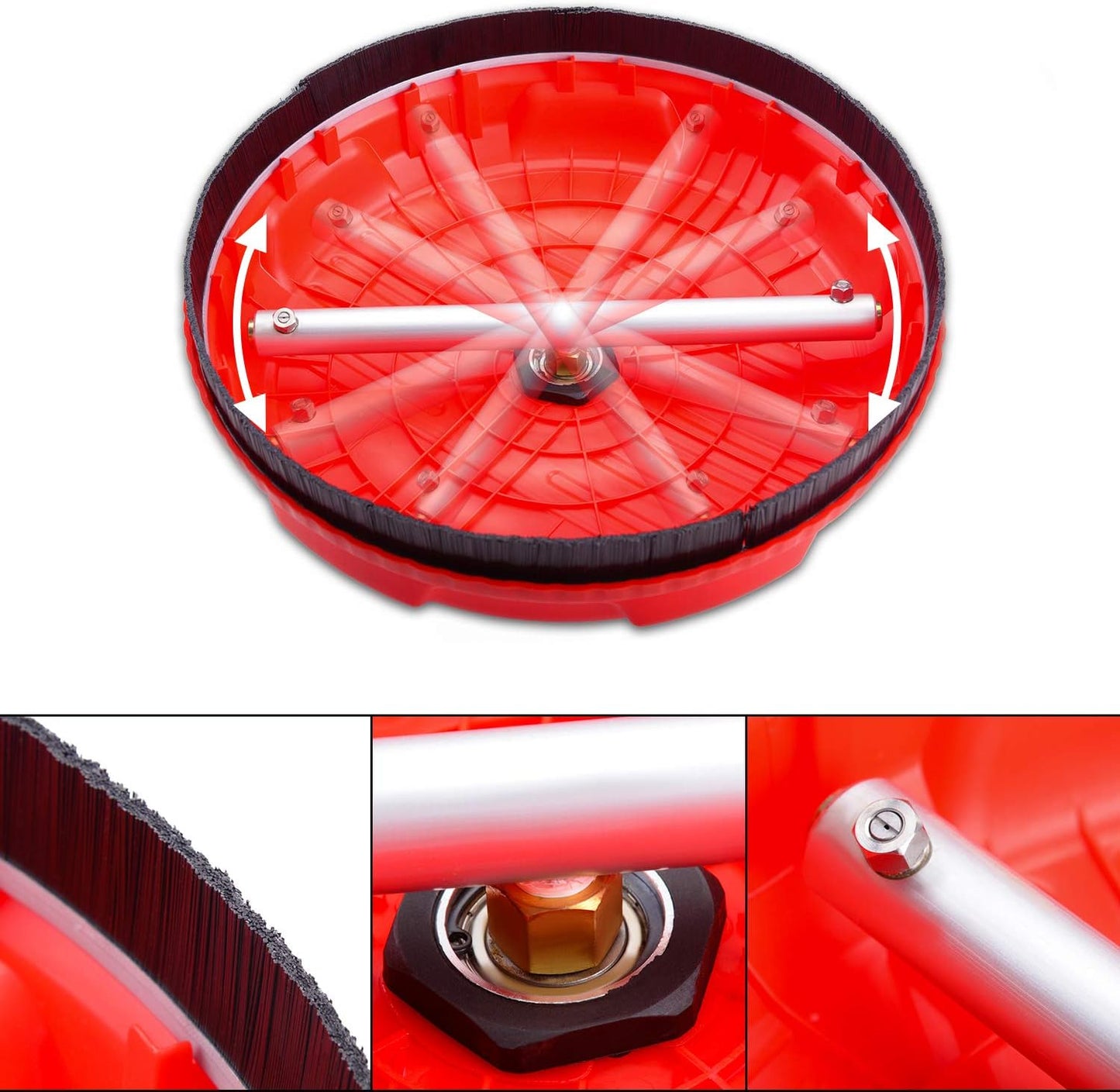 TOPEX 15” Pressure Washer Surface Cleaner w/Quick Connector up to 3600 psi