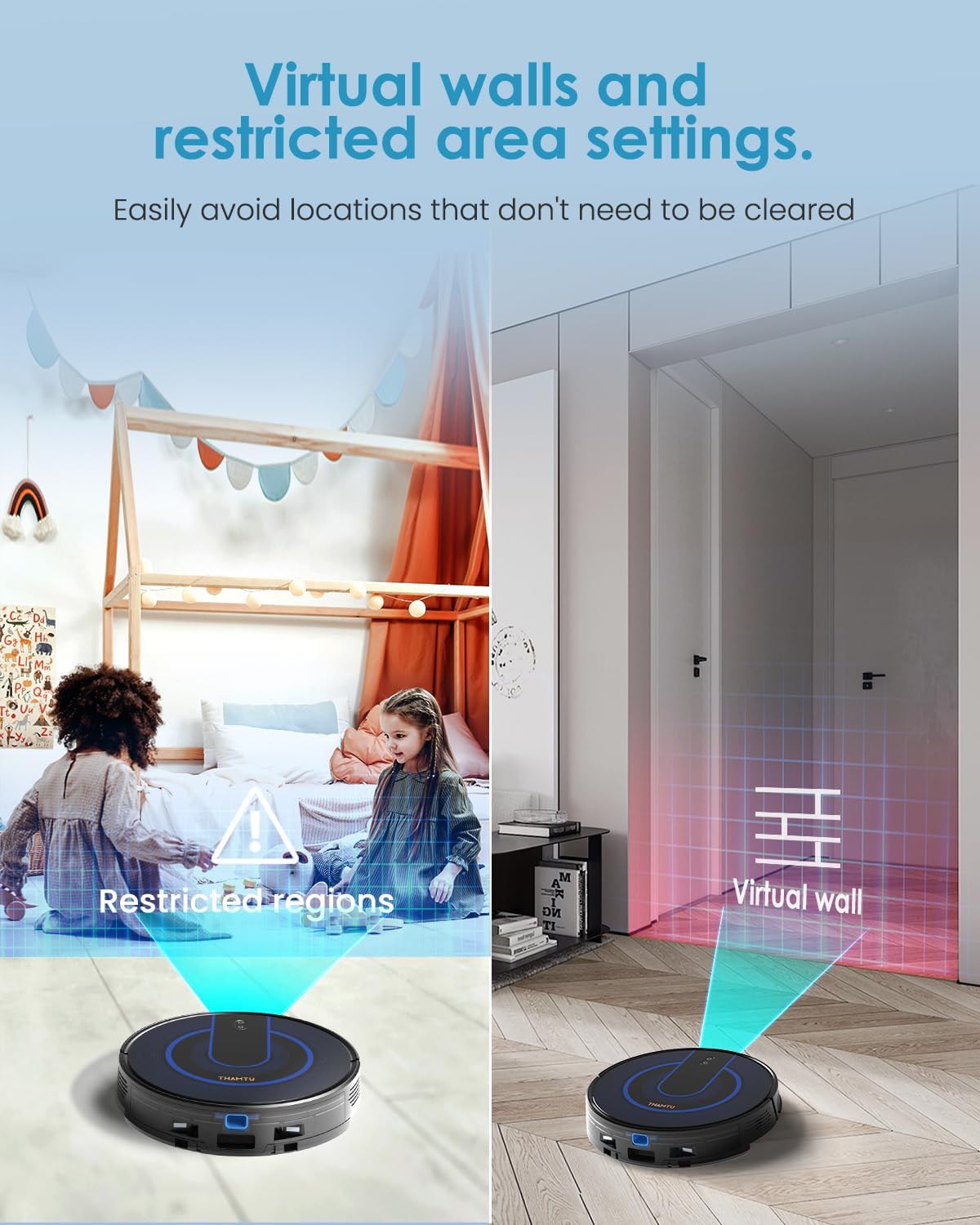 Robotic Vacuum with Mop, LIDAR Navigation Equiped Robot Vacuum Cleaner for Pet Hair,Automatically Avoids Obstacles
