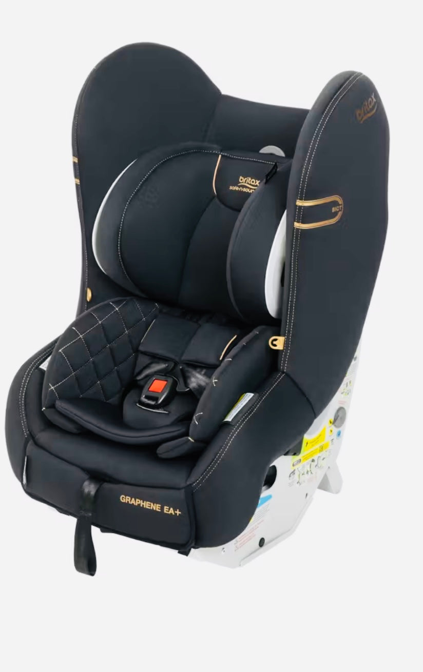Britax Safe N Sound Graphene Easy Adjust Ifix+ Car Seat Black Opal