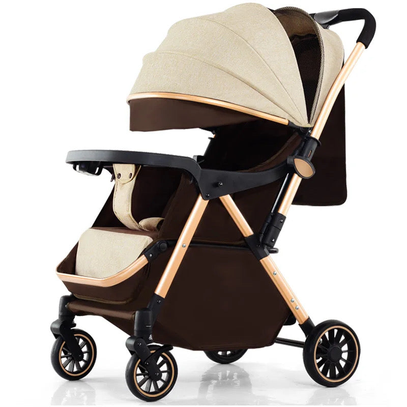 Baby stroller very light portable stroller good for travellers-Khaki