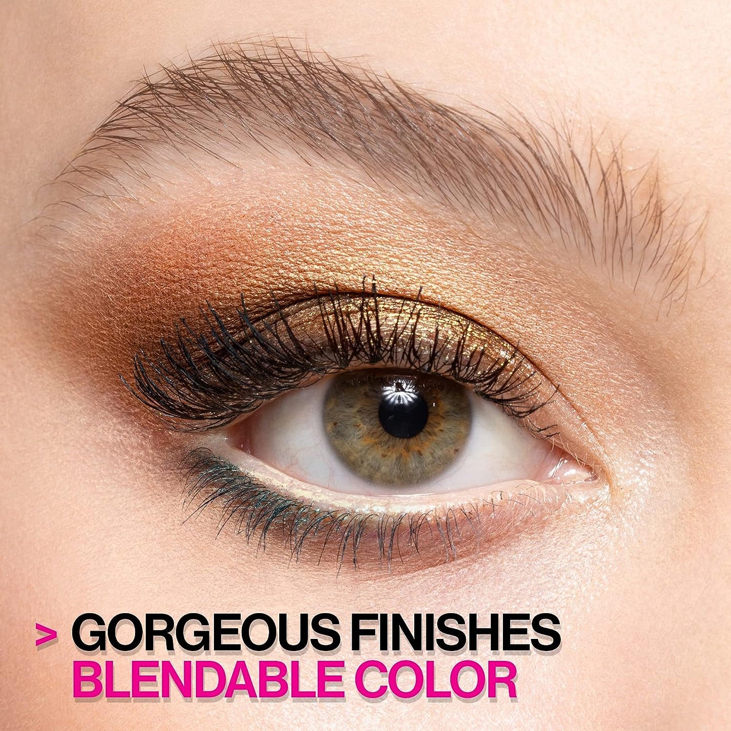 Always Naked Palette, Nude Neutral Eye Makeup, Blendable, Warm And Cool Nude Pigments, Matte, Shimmer, Glitter, Creamy Smooth