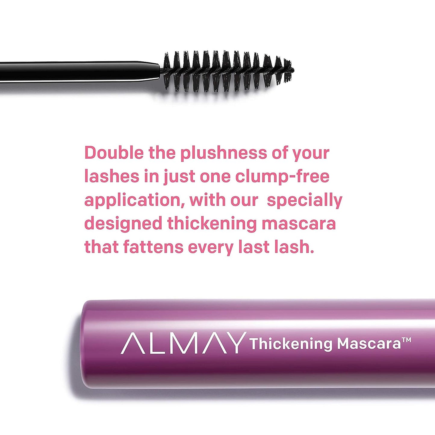 Mascara, Thickening, Volume & Length Eye Makeup with Aloe and Vitamin B5, Hypoallergenic-Fragrance Free, Ophthalmologist Tested, 402 Black