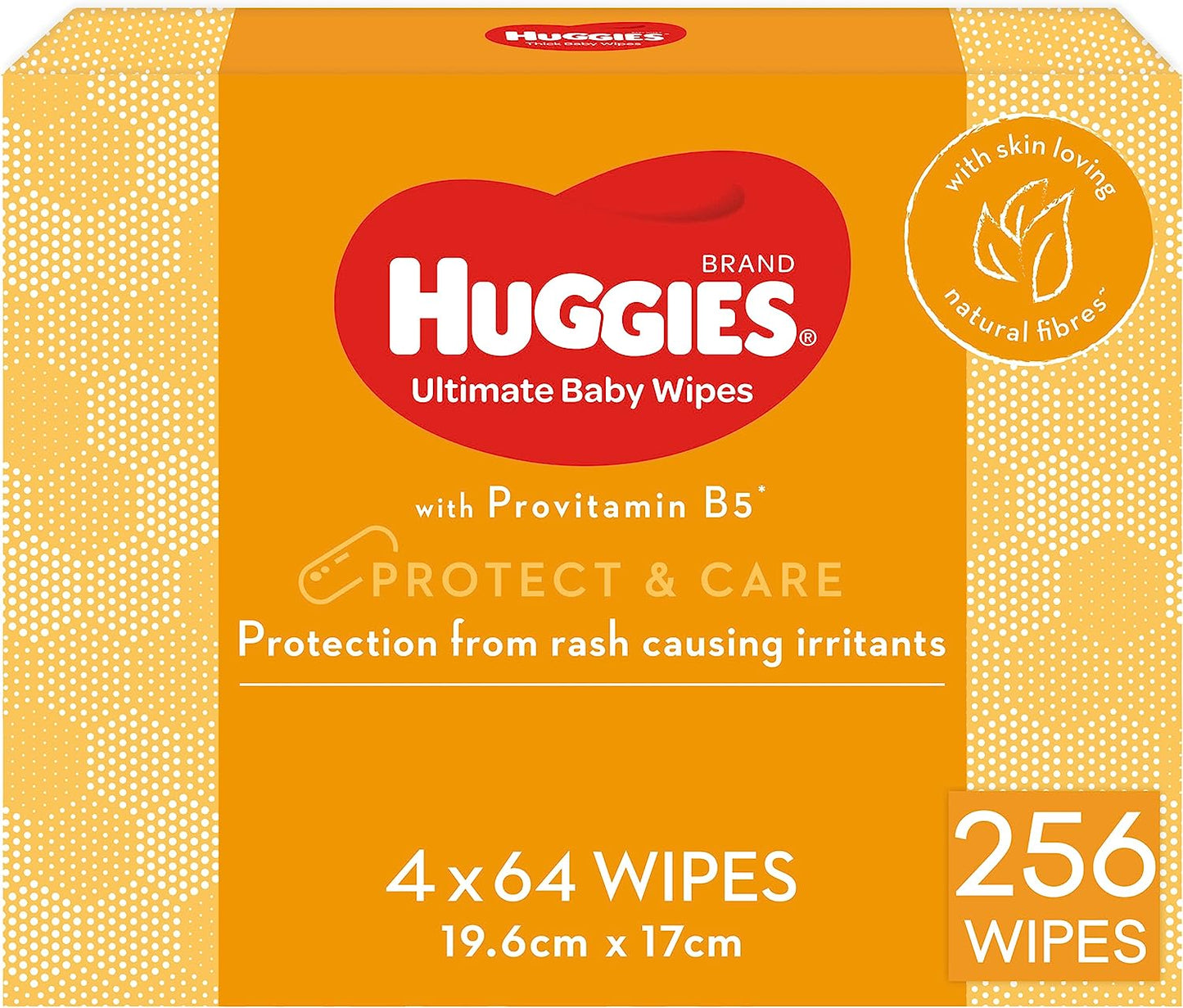 Huggies Ultimate Baby Wipes Protect & Care 256 Coun
