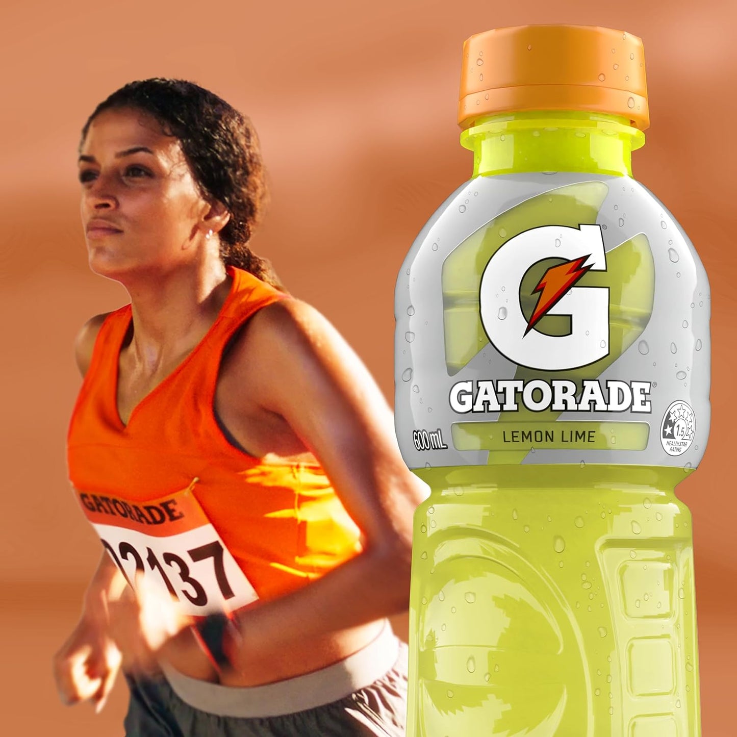 Gatorade Lemon Lime Sports Drink, 12 x 600ml