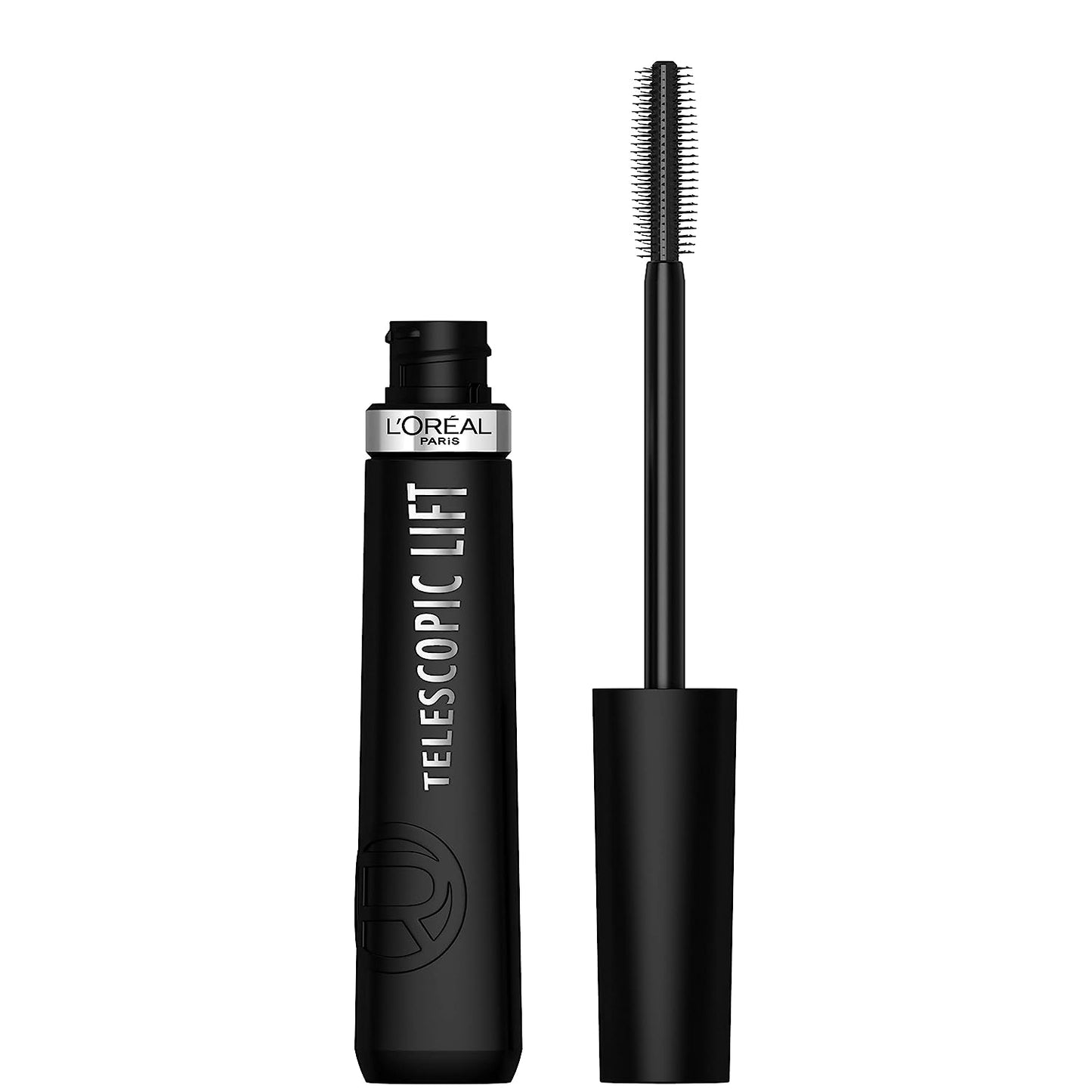 L’Oréal Paris Telescopic Lift Washable Mascara, Lengthening and Volumizing Eye Makeup, Lash Lift with Up to 36HR Wear, Black Brown, 0.33 Fl Oz