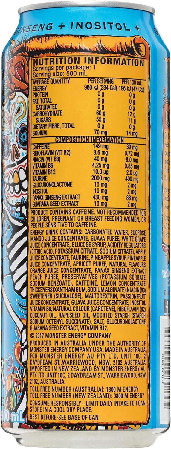 Monster Energy Mango Loco Juice 24 x 500mL