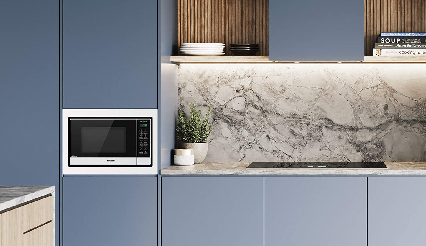 Panasonic 32L 1100W Compact Inverter Microwave Oven, White (NN-ST64JWQPQ)
