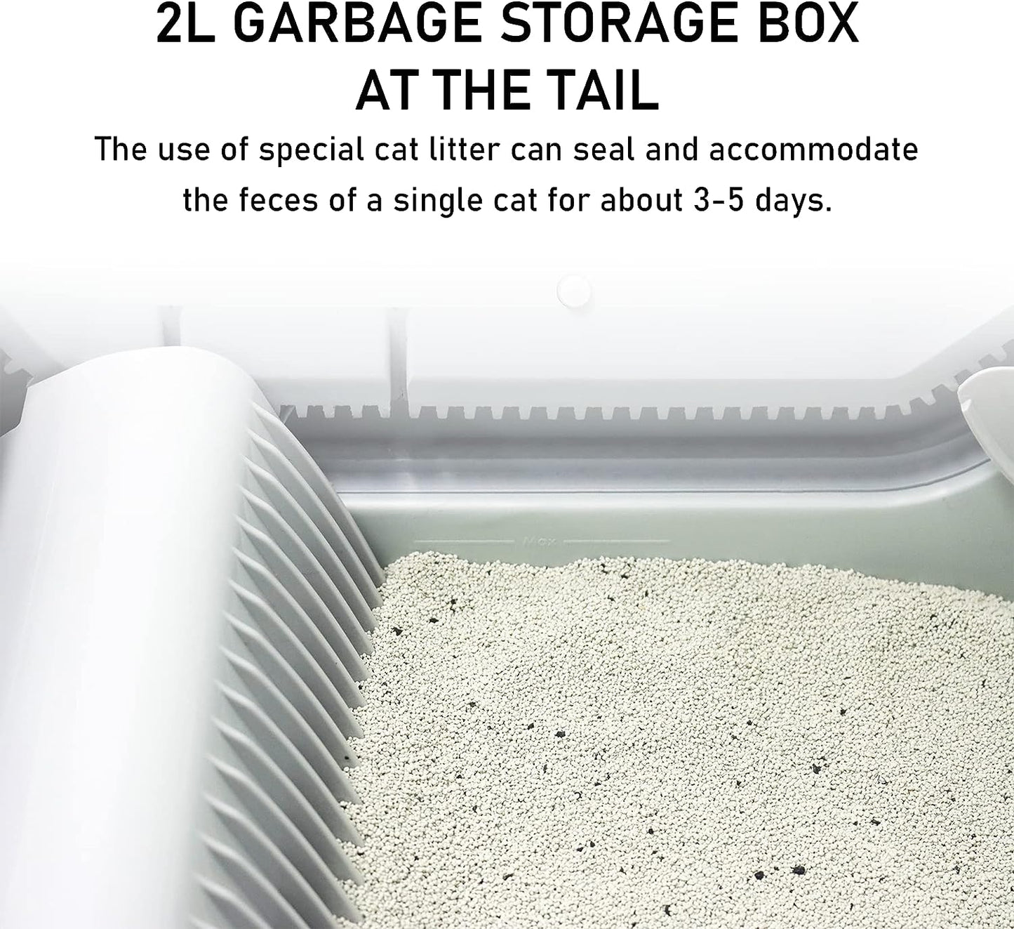 Automatic Self-Cleaning Cat Litter Box, No More Scooping & Dust-Free Cat Littler Box for Multiple Cats