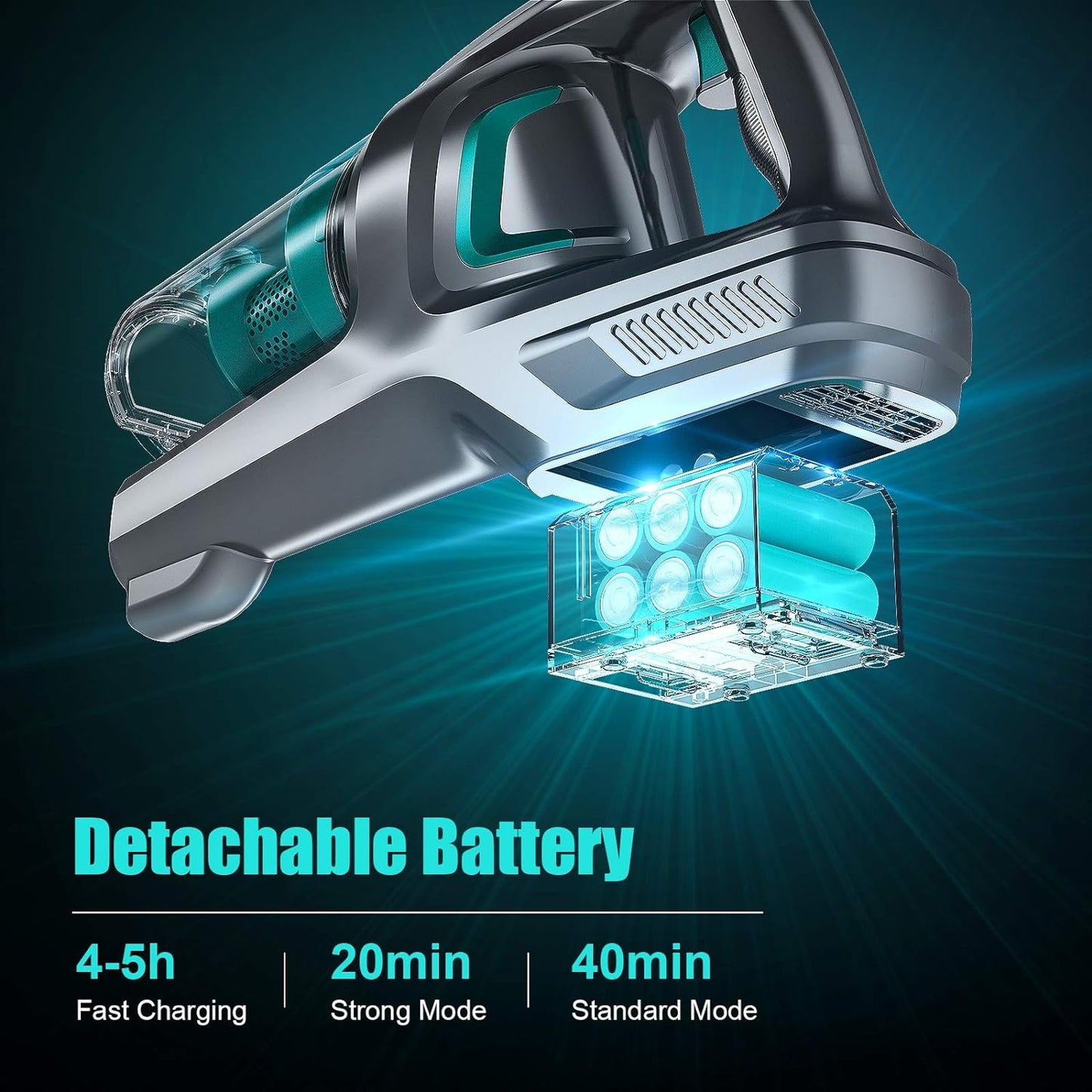 HONITURE Cordless Vacuum Cleaner, 250W Powerful Cordless Stick Vacuum, 6 in 1 Lightweight with 180 Foldable Tube Up to 45min Battery