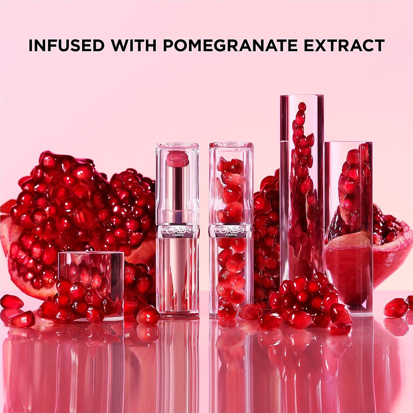PerricoL’Oréal Paris Glow Paradise Hydrating Balm-in-Lipstick with Pomegranate Extract, Nude Heavenne MD No Makeup Lipstick Broad Spectrum