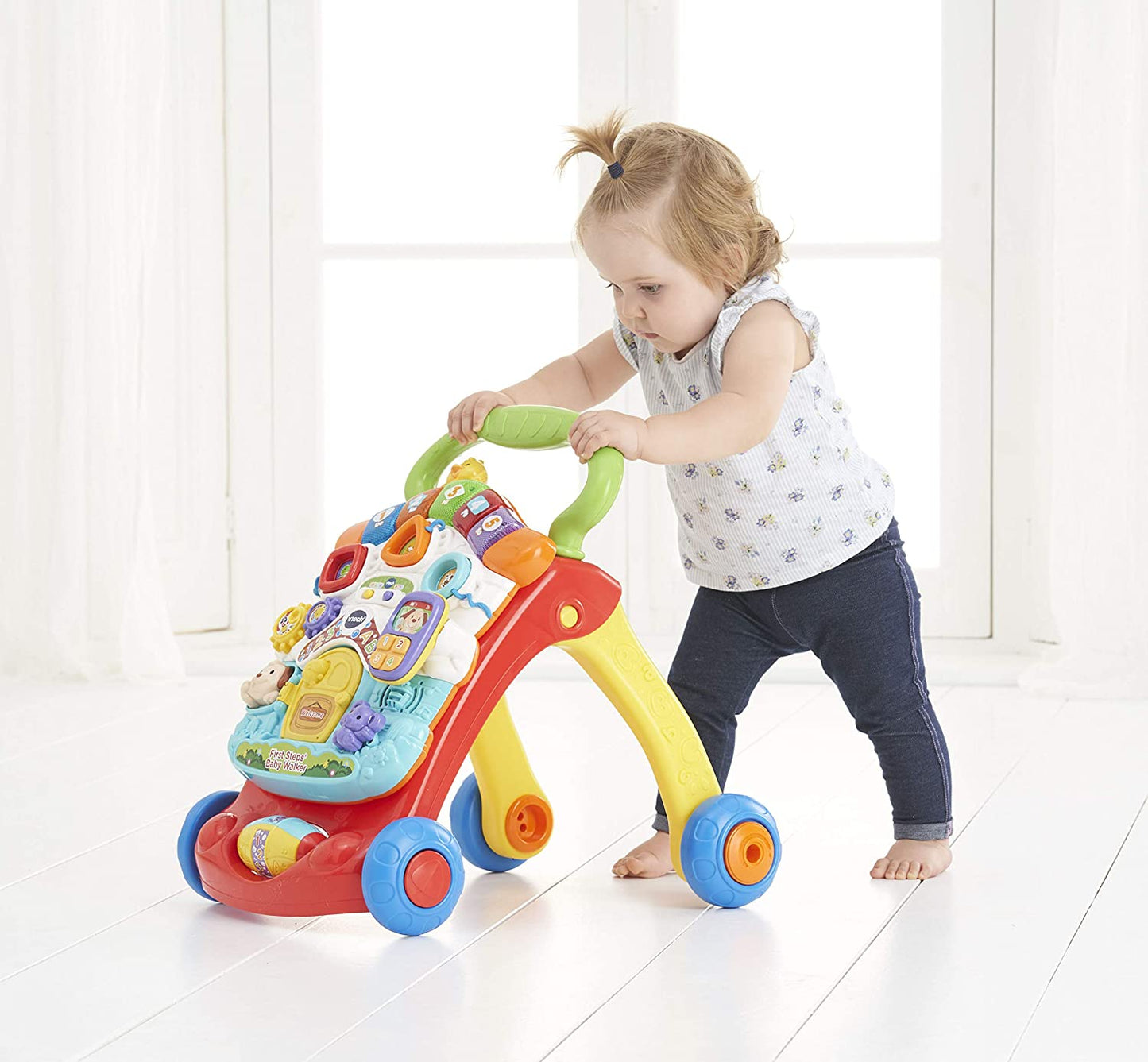 First Steps Baby Walker- Interactive Educational Walking Walker