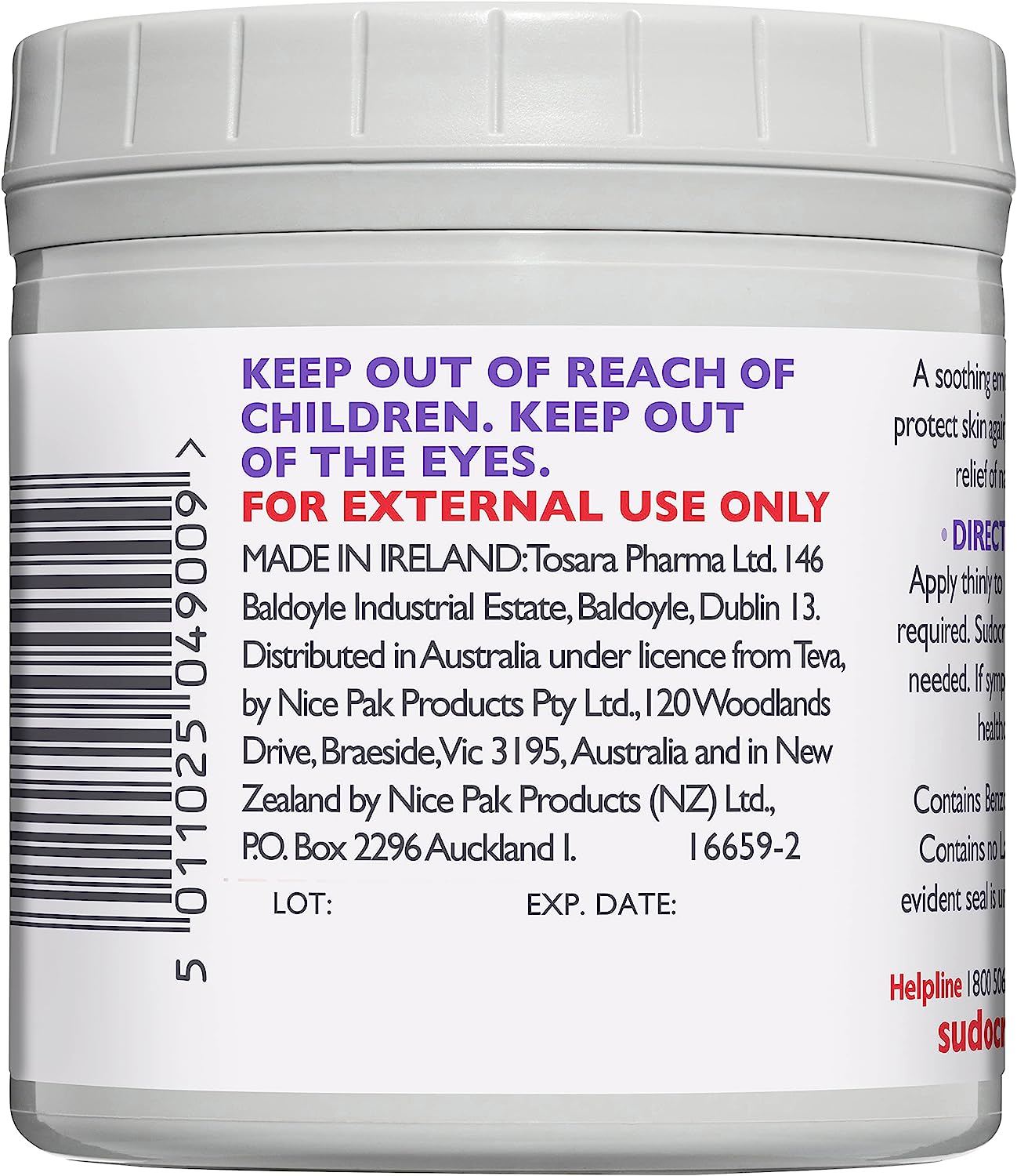 Sudocrem Healing Cream 400g