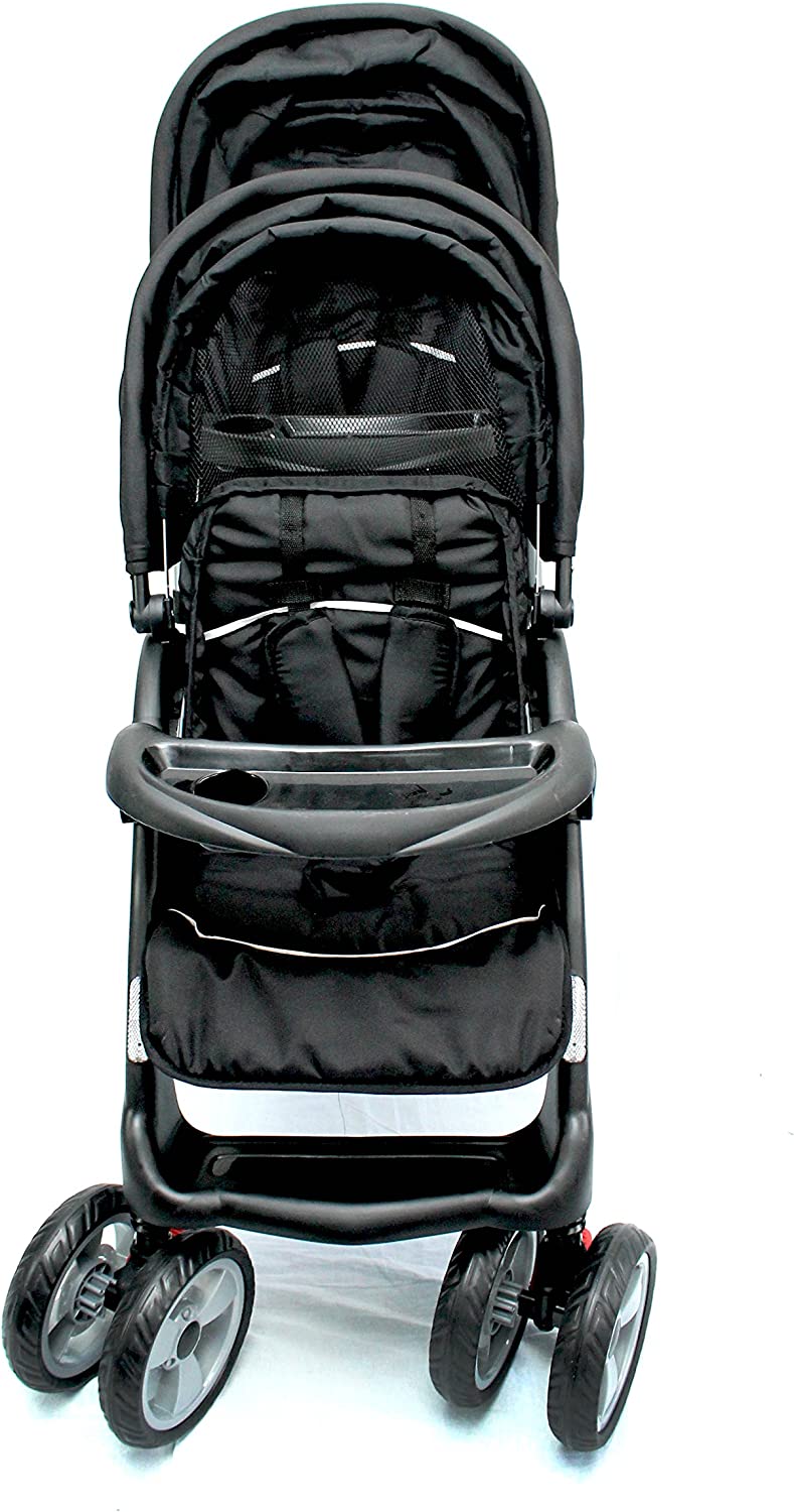 Tandem Stroller Twin Pram New Born to Toddler