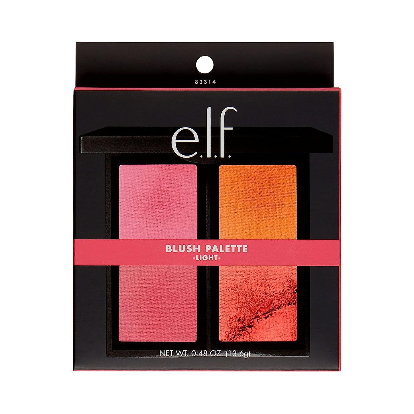 Cosmetics Powder Blush Palette, Four Blush Shades for Beautiful, Long-Lasting Pigment, Light