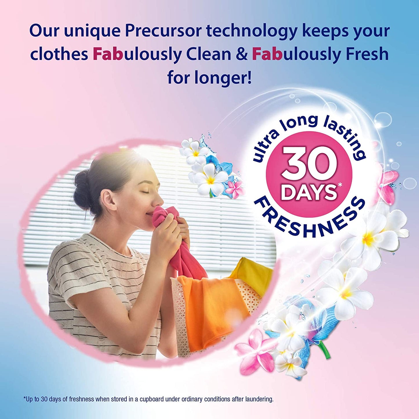 Fab Fresh Blossoms, Laundry Detergent Washing Powder 4KG