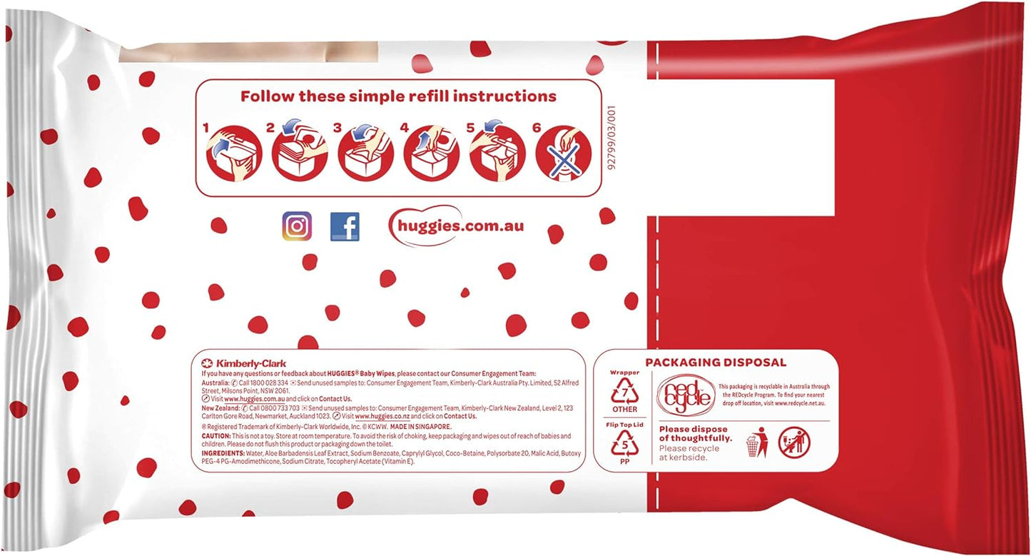 Huggies Essential Clean Baby Wipes 80 Count